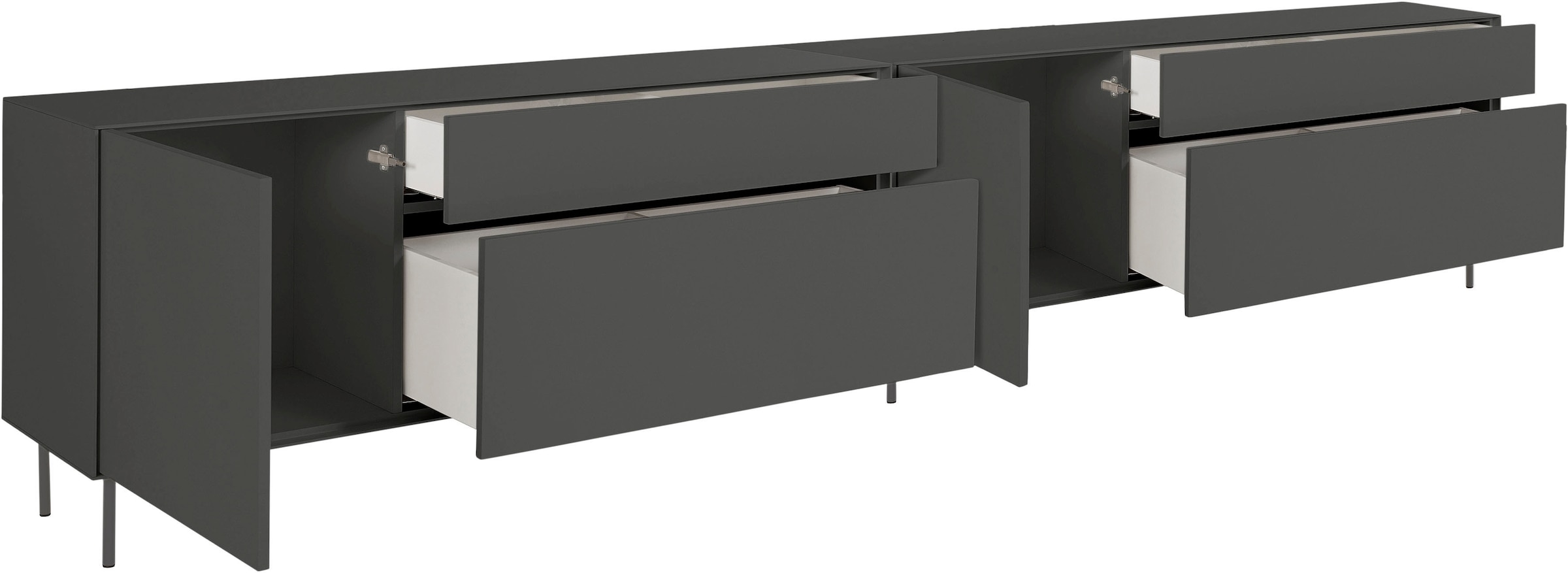 LeGer Home by Lena Gercke Lowboard »Essentials«, (2 St.), Breite: 334cm, MDF