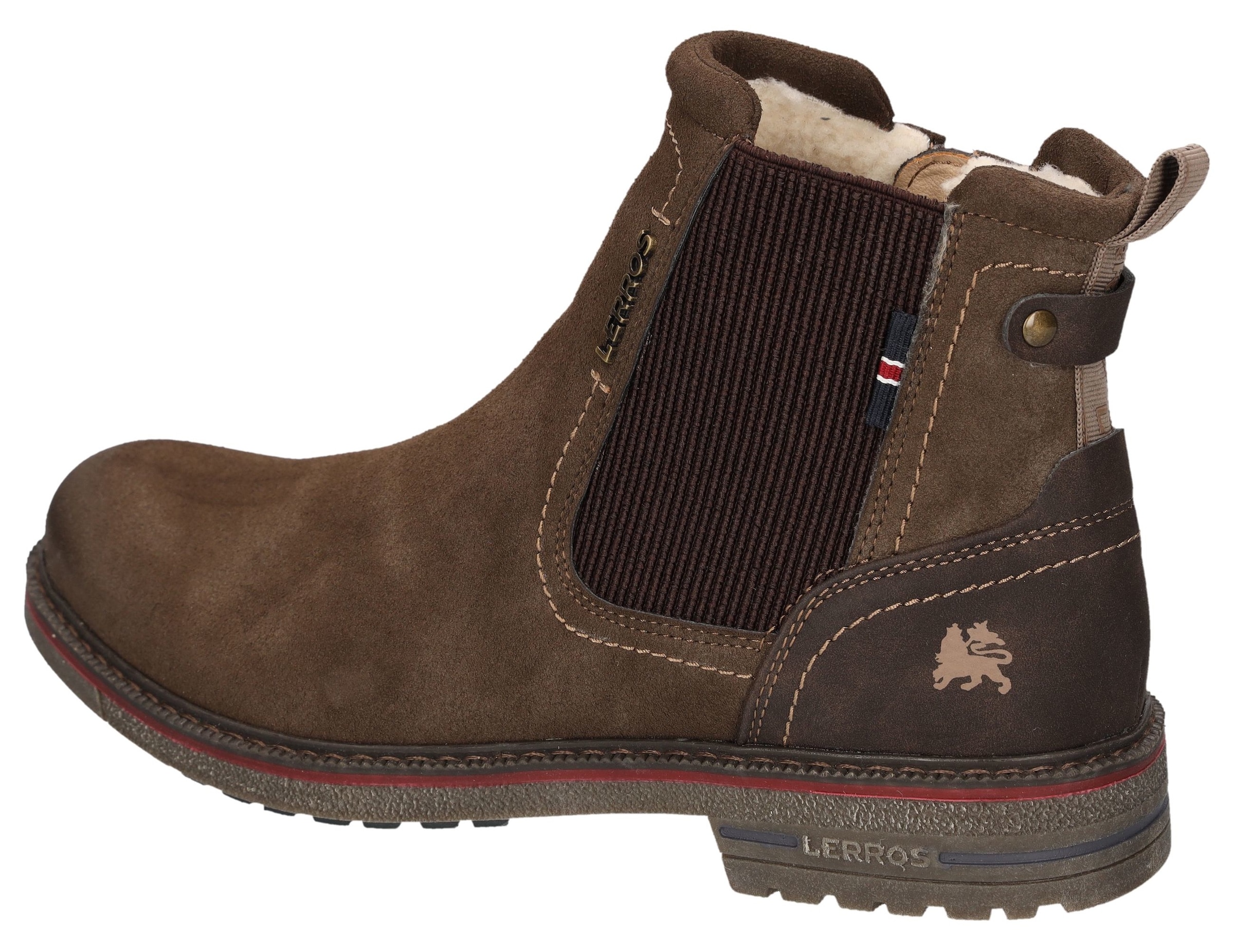 LERROS Chelseaboots  Schlupfstiefel, mit Reißverschluss, Winterboots mit Warmfutter