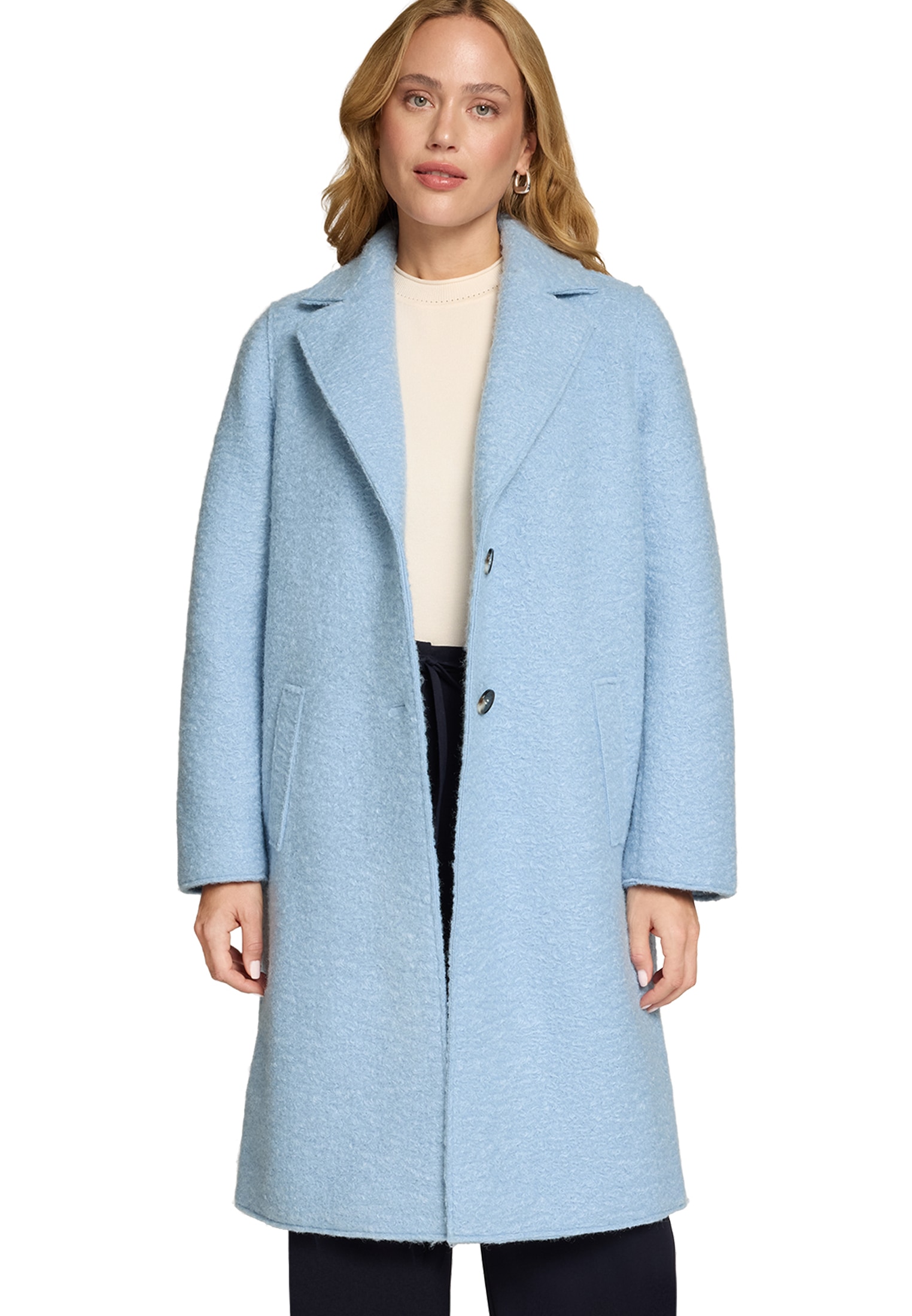 Zero Wollmantel »Mantel in der Wolloptik«