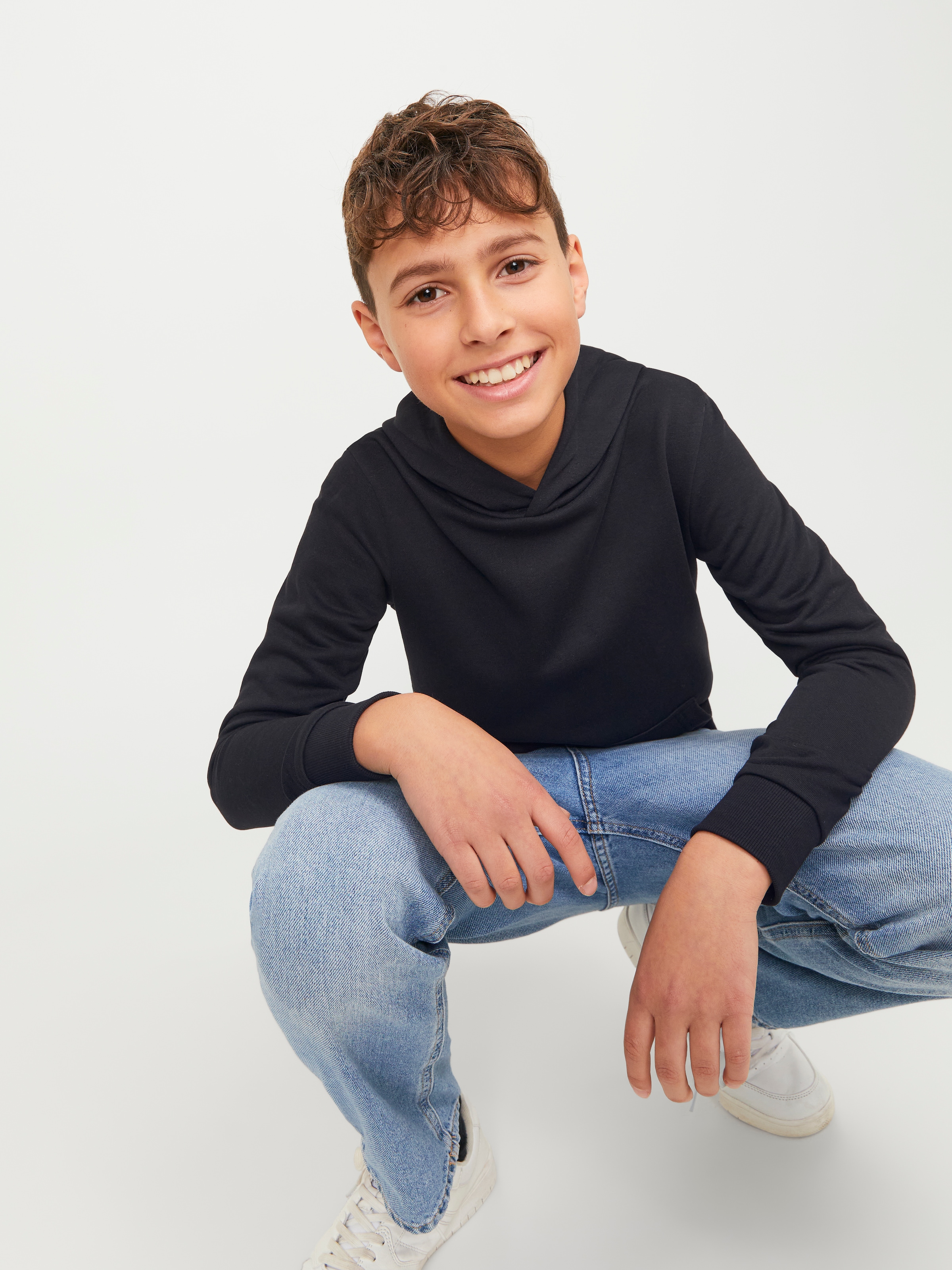 Jack & Jones Junior Kapuzensweatshirt »JJEBRADLEY SWEAT HOOD NOOS JNR«
