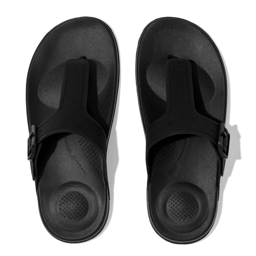 Fitflop Zehentrenner »IQUSHION ADJUSTABLE BUCKLE FLIP-FLOPS«, Sommerschuh, Schlappen, Badeschuh mit verstellbarer Schnalle