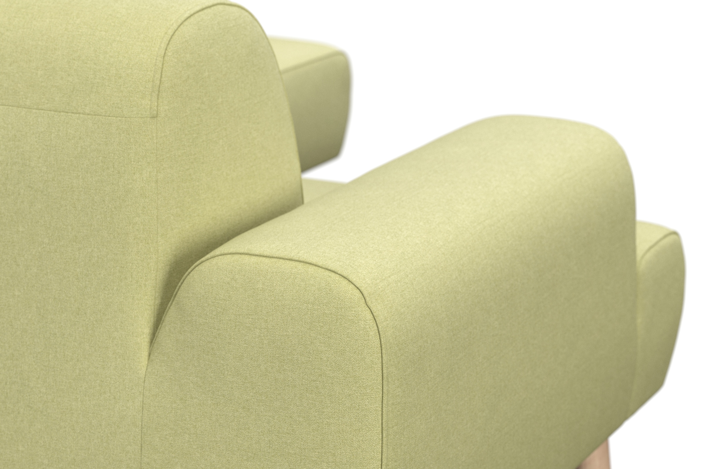 andas Ecksofa »Swift Scandic Design, komfortabler Federkern, Breite 192cm, L-Form«, Federkern-Polsterung, B/T/H: 192/83/176 cm
