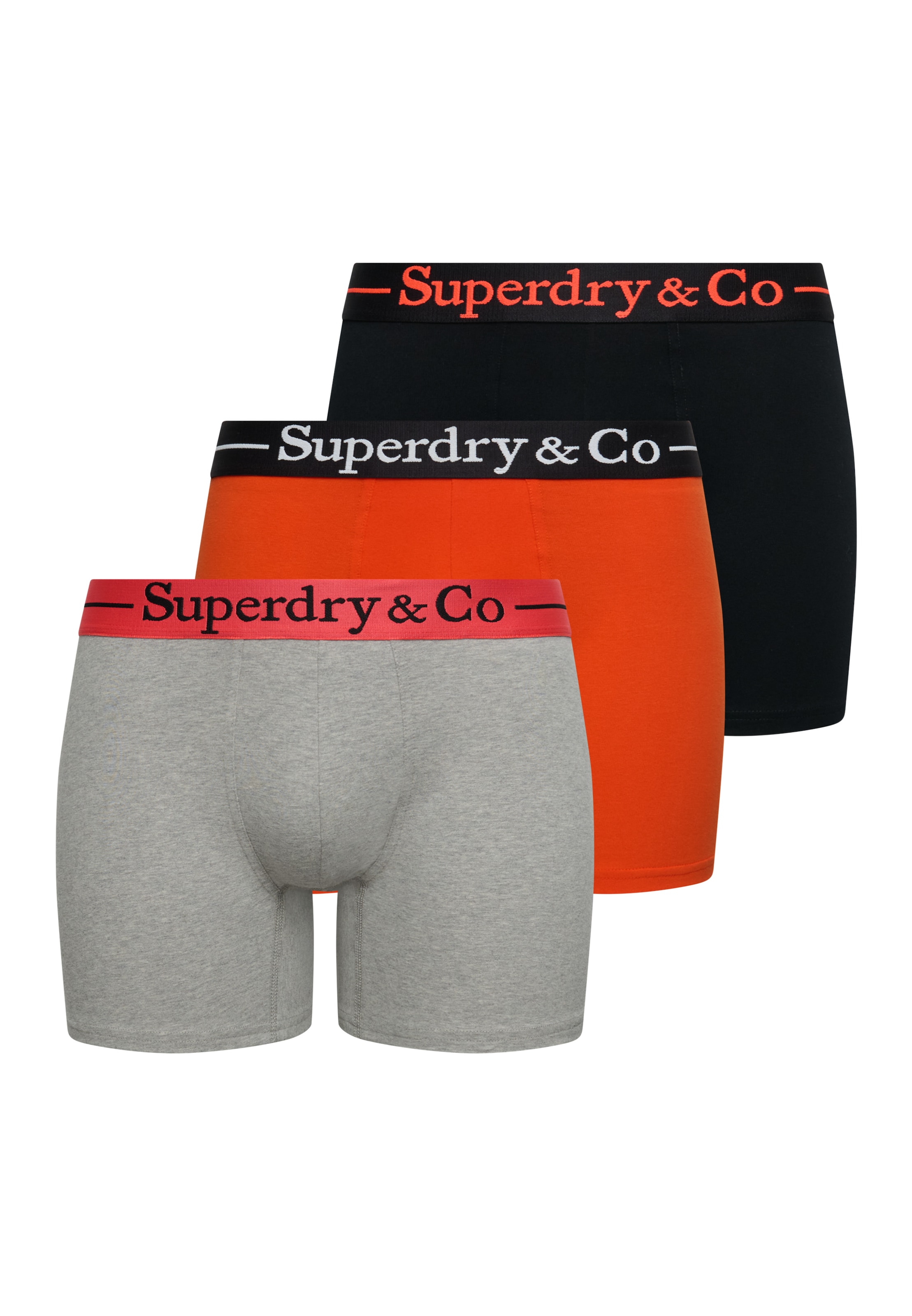Superdry Boxershorts »SDRY & CO BOXER TRIPLE PACK« Packung, 3 Stk. Baumwollmischung, slim fit