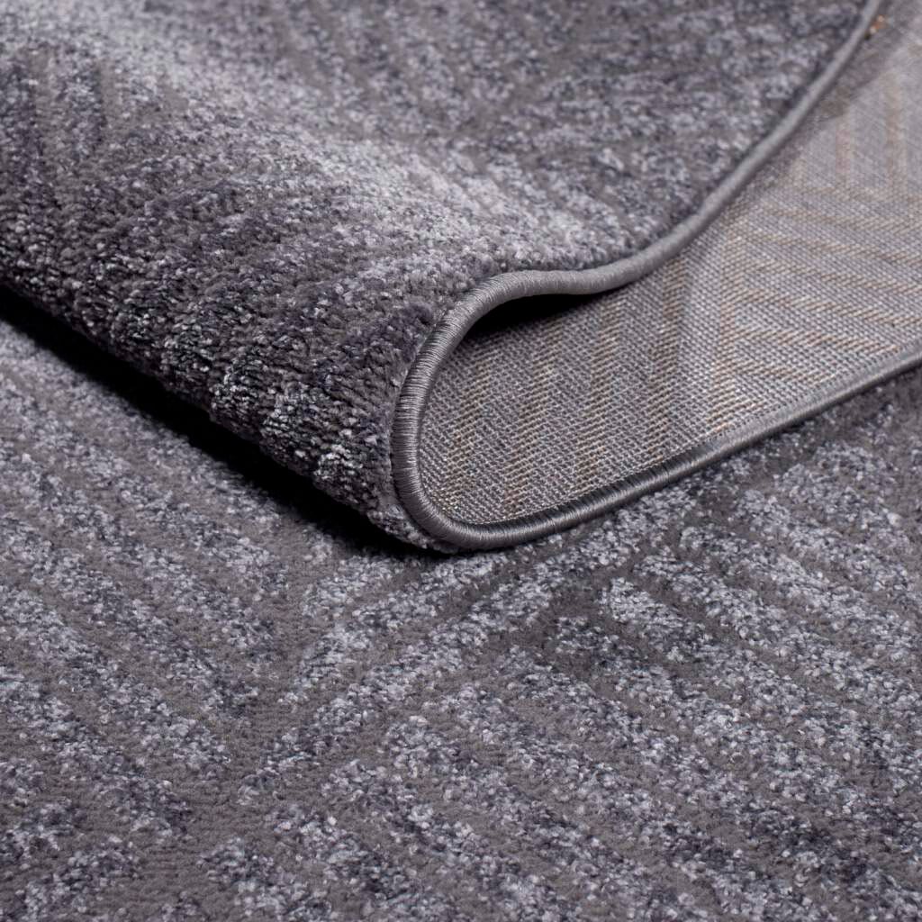 Carpet City Teppich »Friseé-Teppich FANCY 904«, rechteckig, 12 mm Höhe, Läufer, Kurzflor Wohnzimmer, florale 3D-Optik, für Schlafzimmer