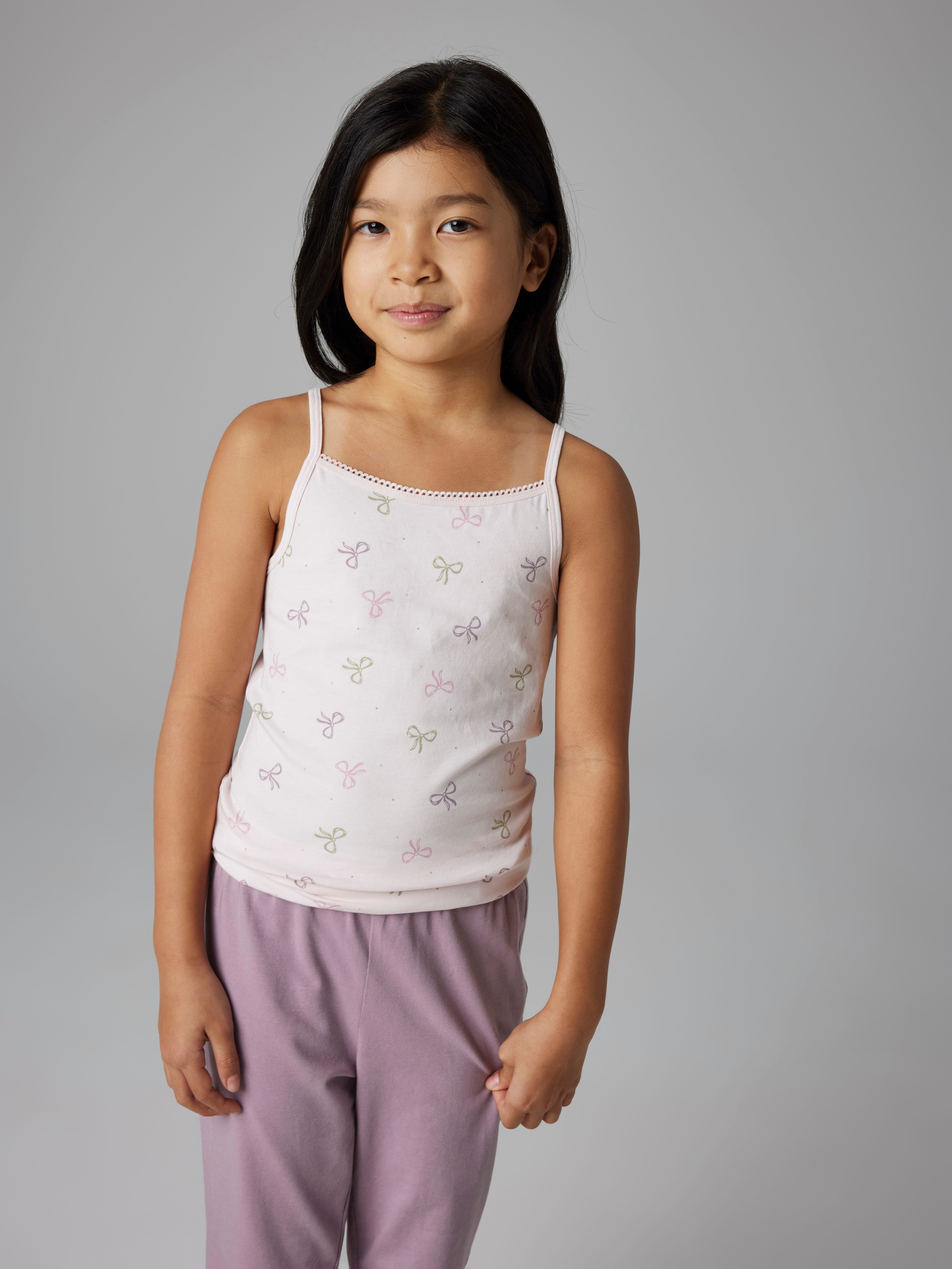 Name It Unterhemd »NKFSTRAP TOP 2P BARELY PINK BOW NOOS«, (Packung, 2 St.)