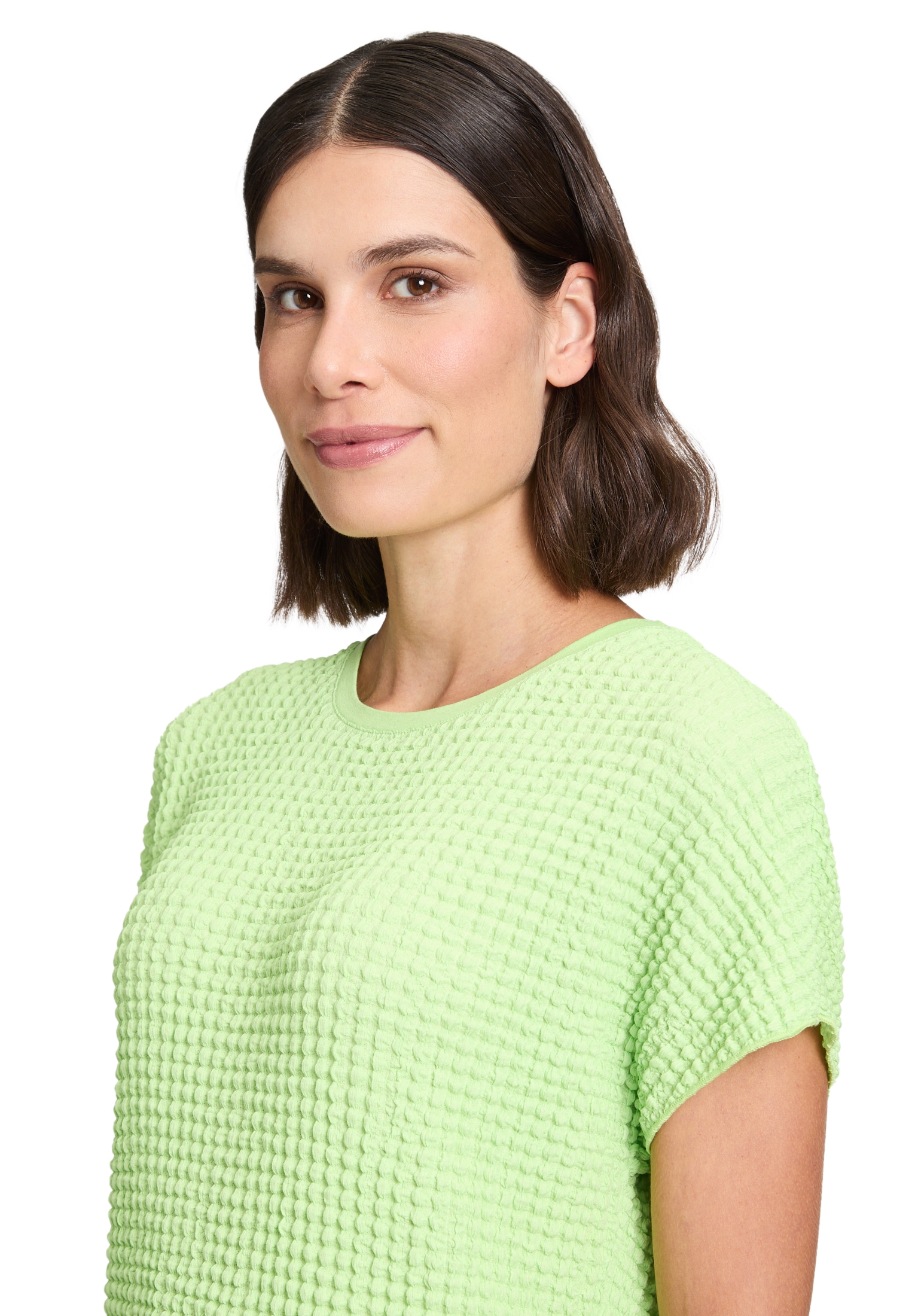 Betty Barclay Kurzarmshirt »Strukturshirt mit U-Boot-Ausschnitt«