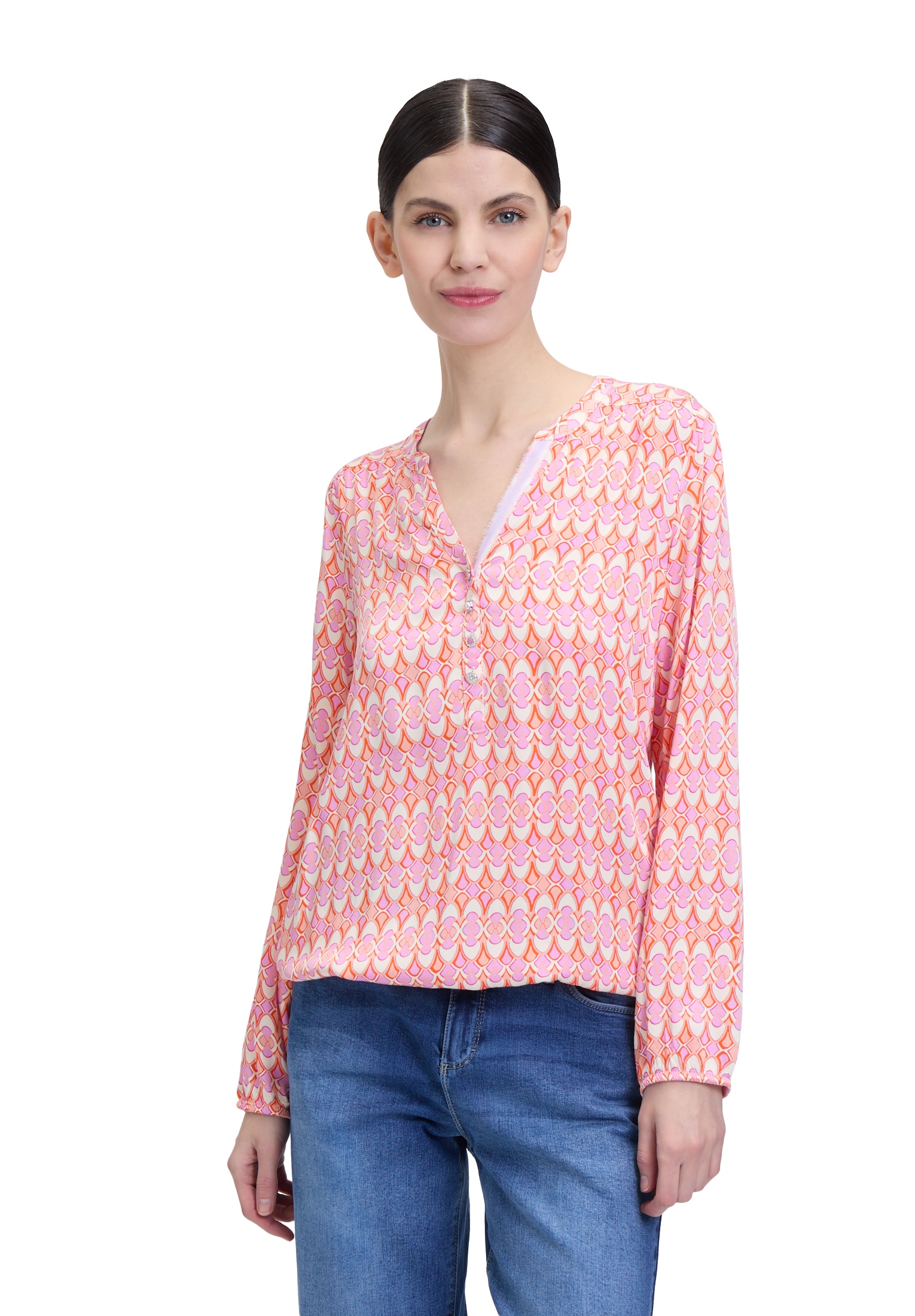 Cartoon Klassische Bluse »Casual-Bluse mit Muster«