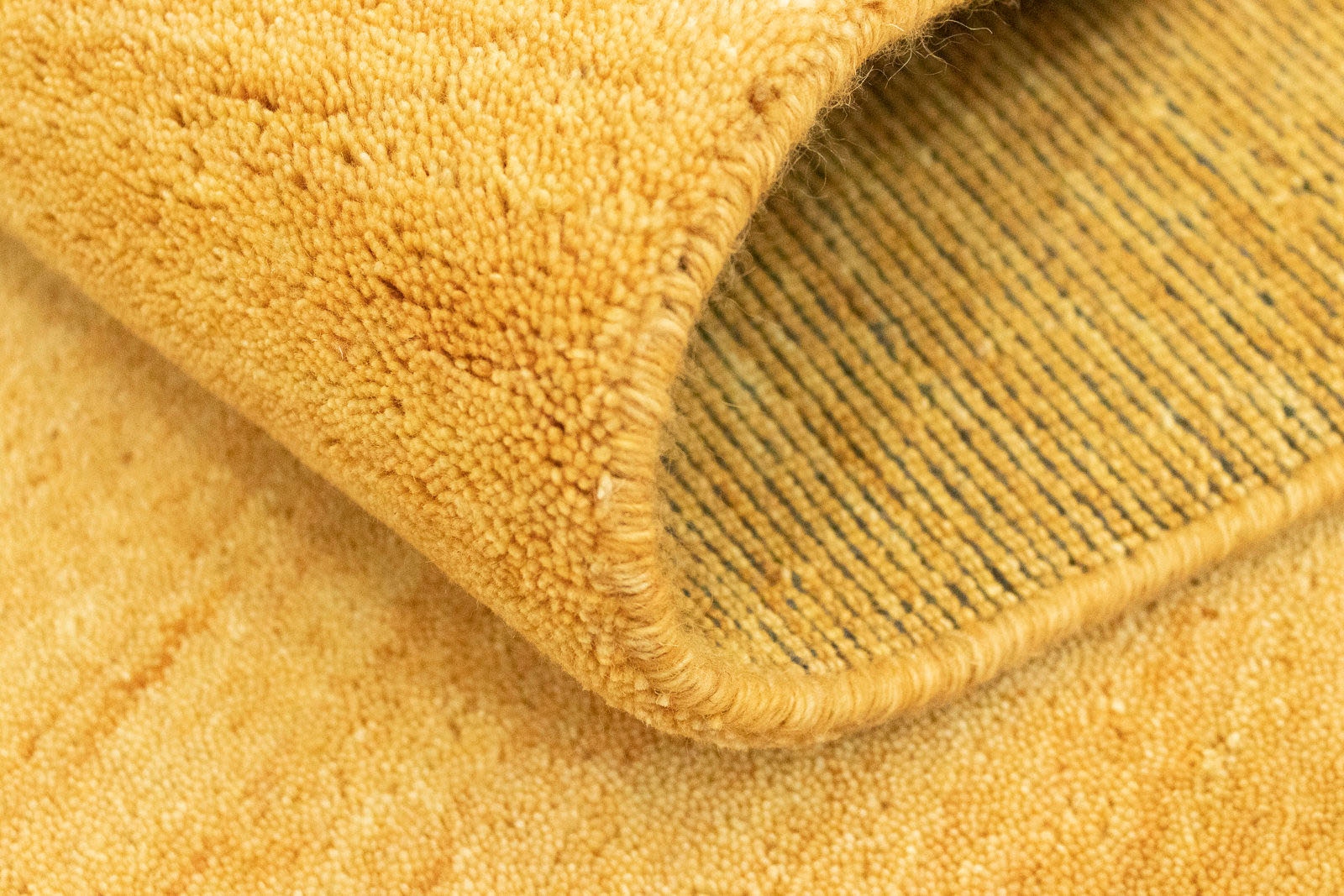 morgenland Wollteppich »Uni - Gabbeh Teppich - Softy«, rechteckig, 1,6 mm Höhe, Gabbeh Optik, Uni Farben, reine Wolle, sehr weicher Flor, Wohnzimmer