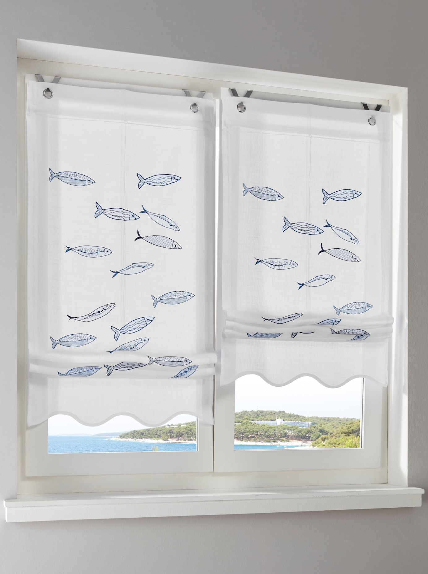 heine home Raffrollo mit Ösen