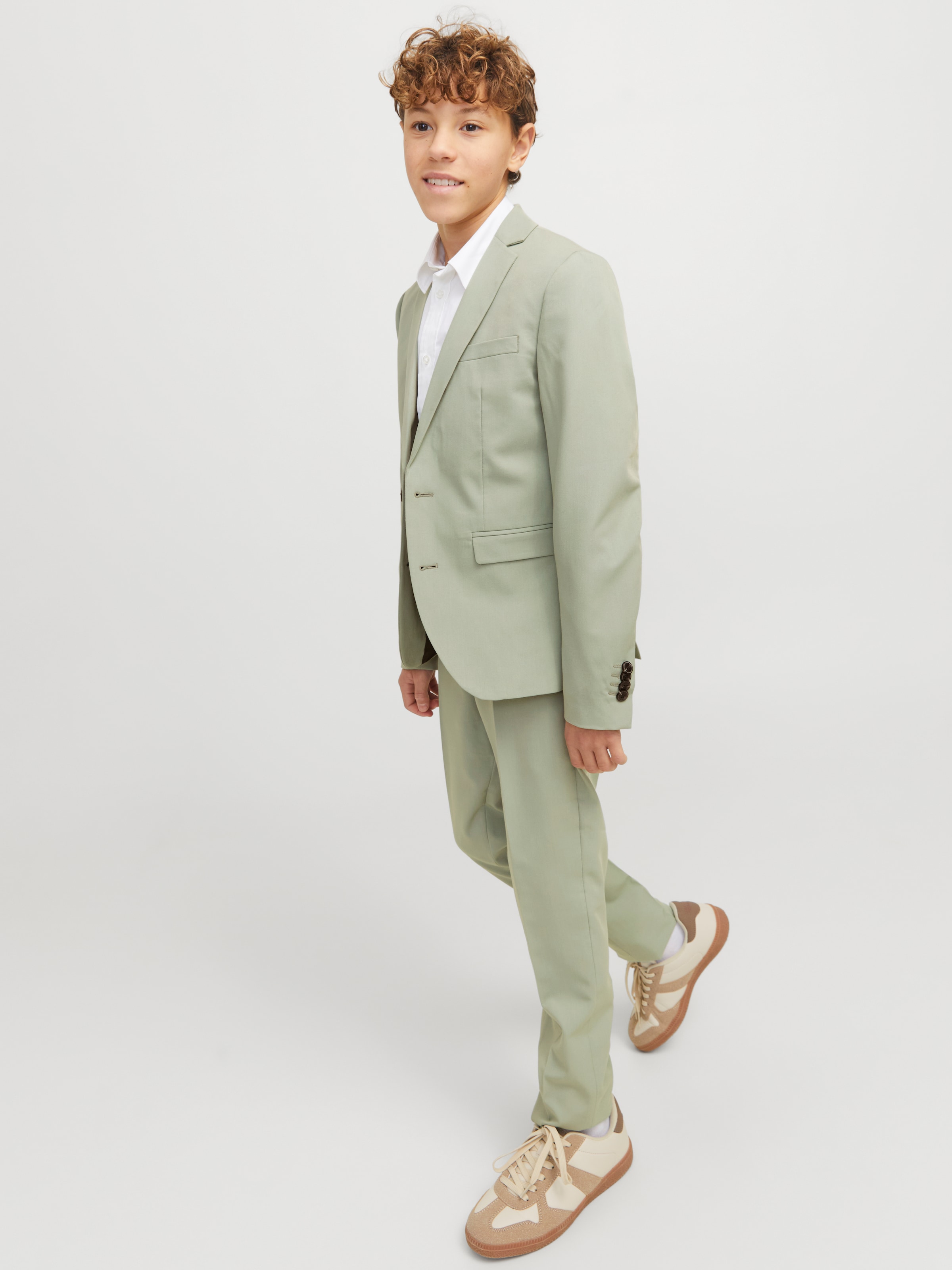 Jack & Jones Junior Anzughose »JPRSOLAR elastisch, pflegeleicht, komfortabel«  unifarben, modisch, slim fit, Web