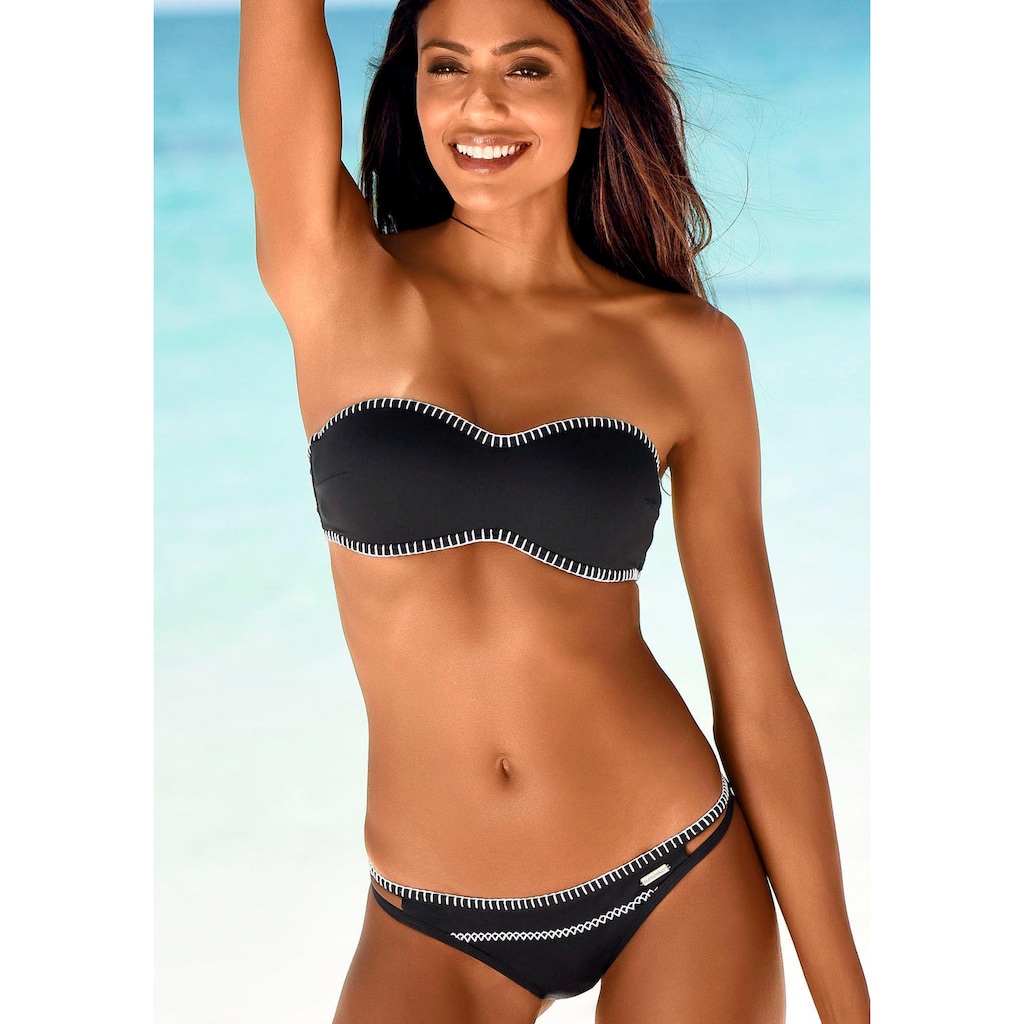 Sunseeker Bikini-Hose »Dainty« in knapper Brasilien-Form und mit Häkelkante