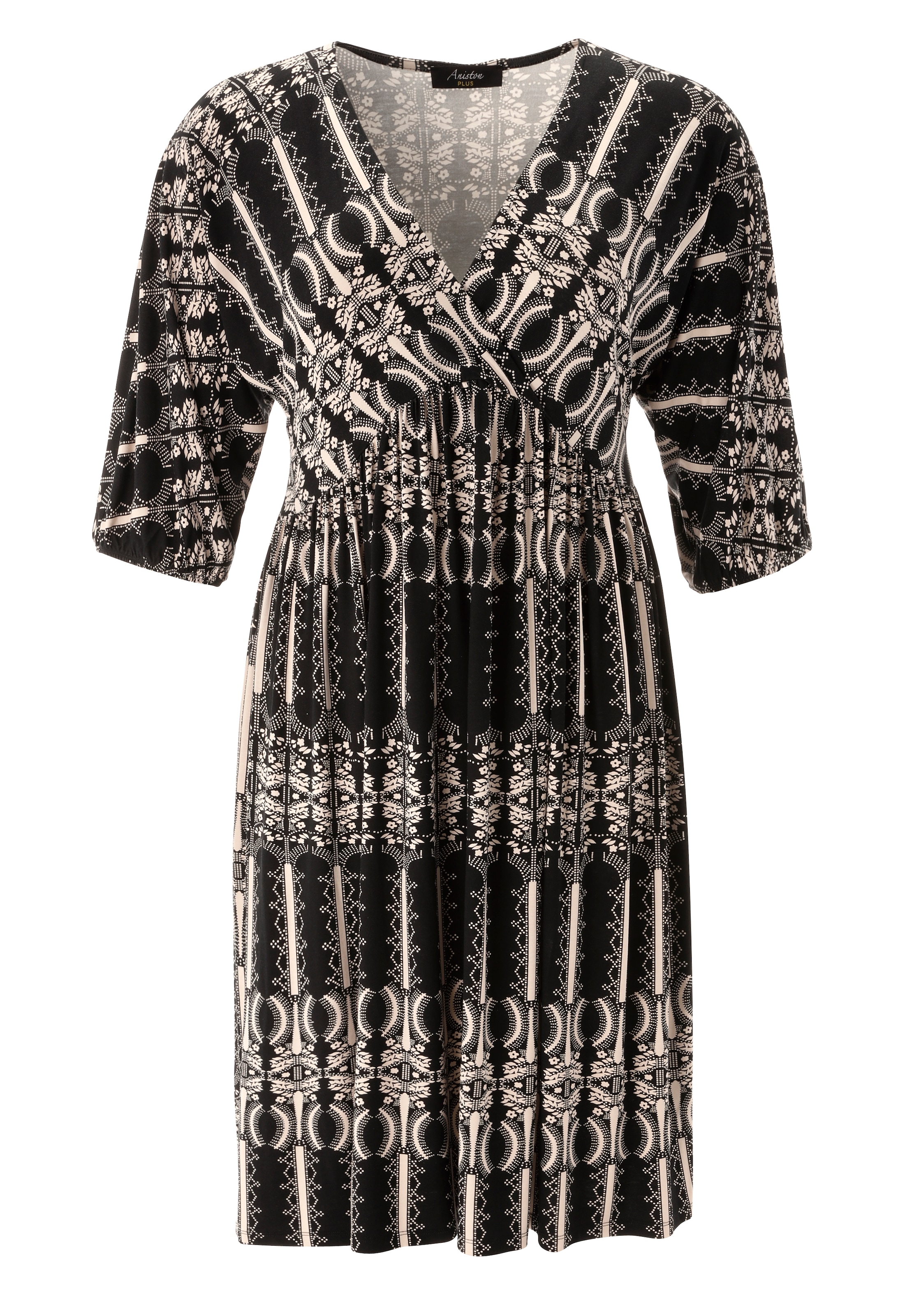Aniston PLUS Jerseykleid in Wickeloptik
