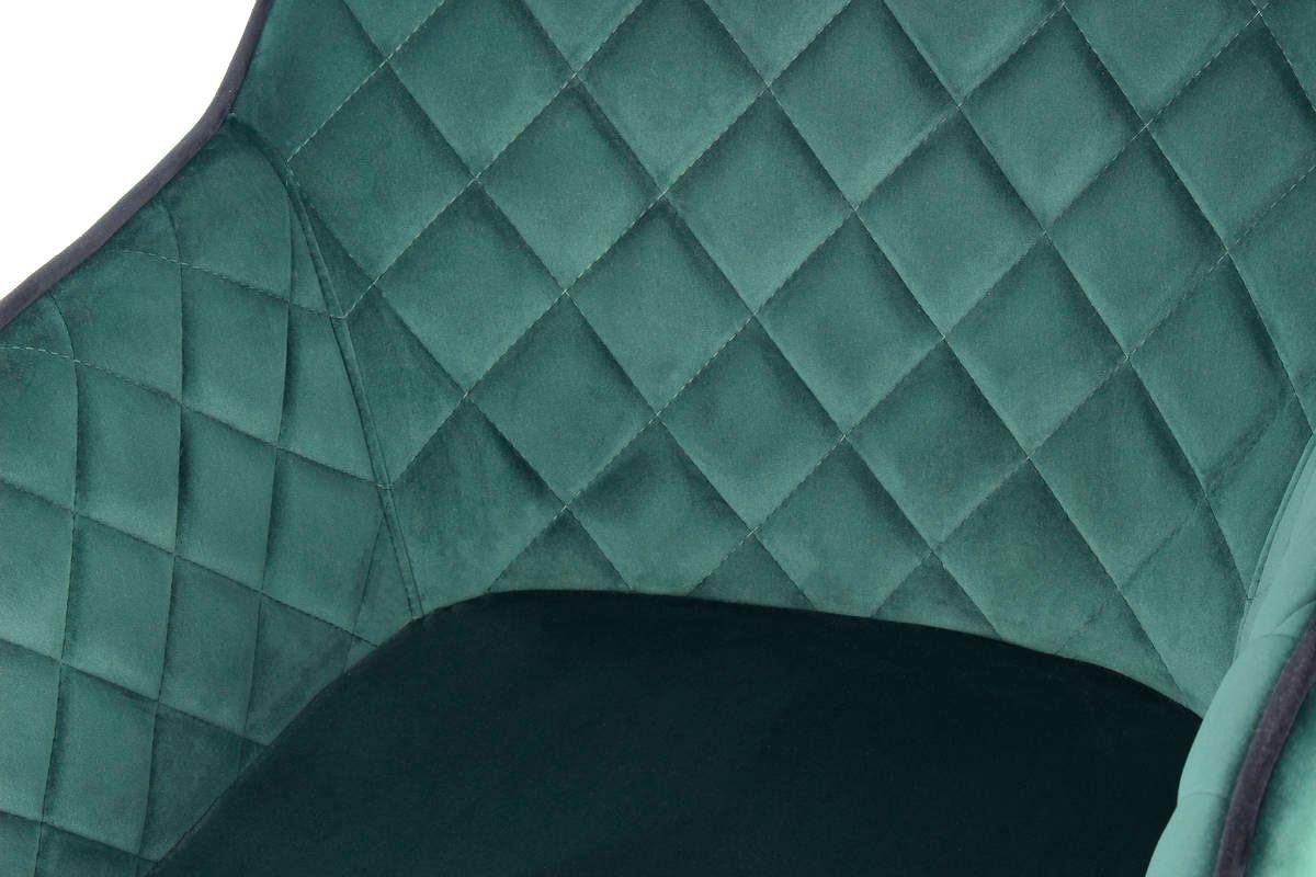 Kayoom Stuhl »Amino 625, stilvoller Design-Stuhl,samtweicher Bezug aus Velvet-Stoff«, 1 St., samtweicher Bezug, elegant, glamourös, elegante Optik
