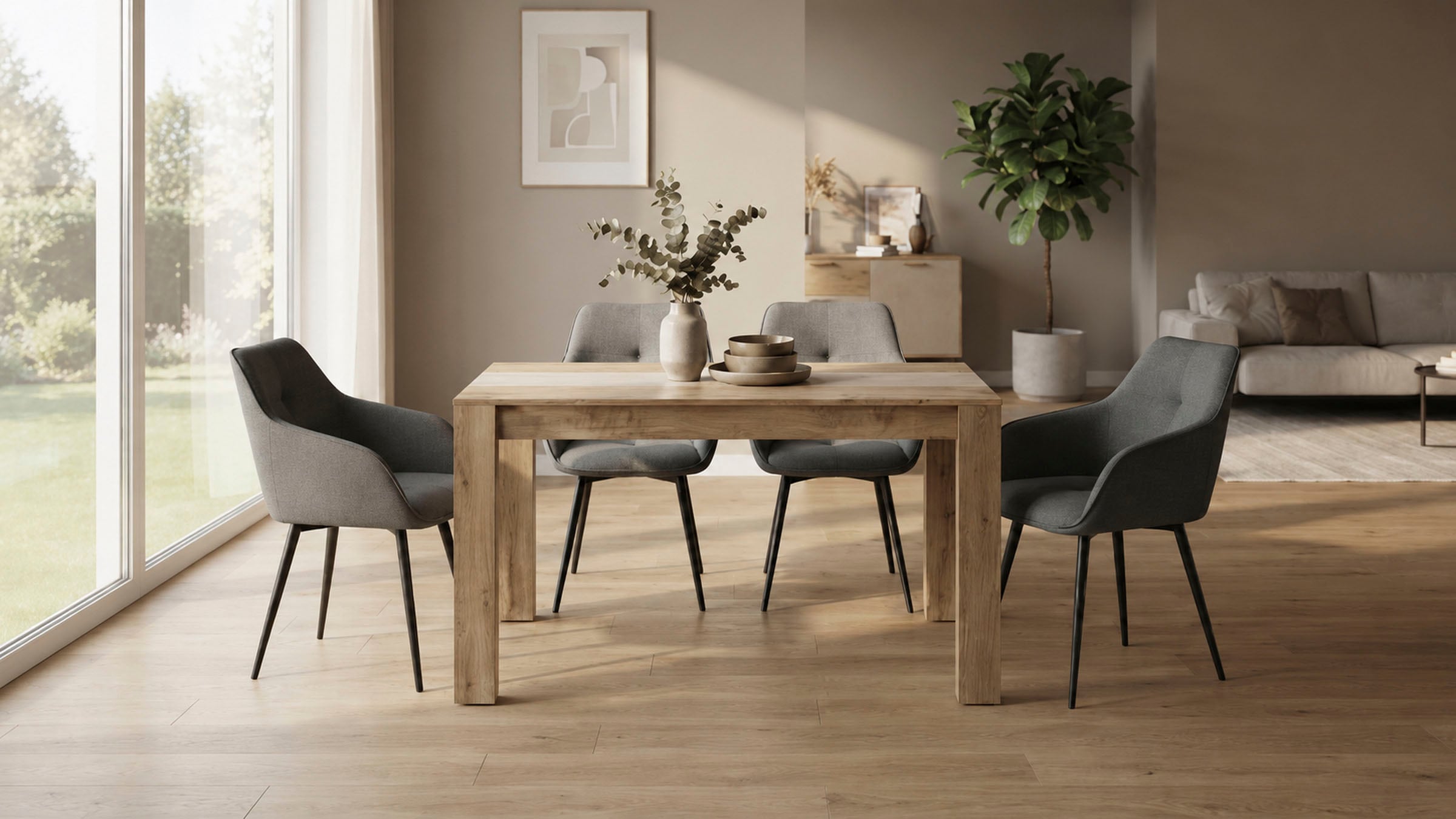 OTTO home »Azura, 2er-Set« (Set) 2 Stk.Moderner Armlehnstuhl mit 360 Grad drehbarer Sitzschale in Webstoff