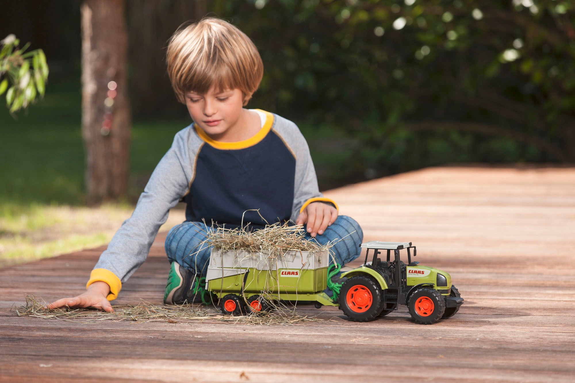 Dickie Toys Spielzeug-Traktor »CLAAS Ares Set«, mit Kipper