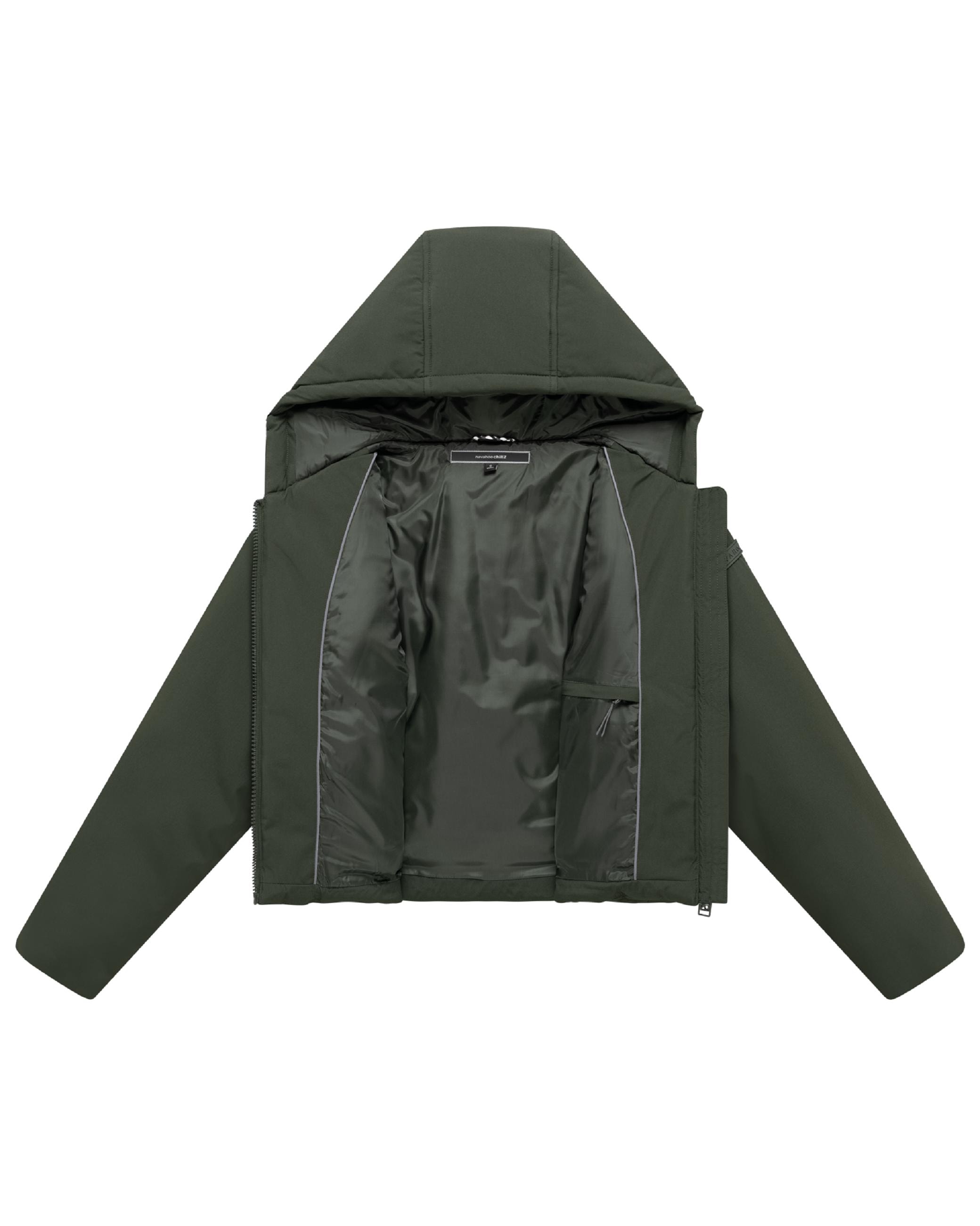 Navahoo Winterjacke »Bomberjacke Biscuitaa 14« mit Kapuze Kurze warme Damenjacke