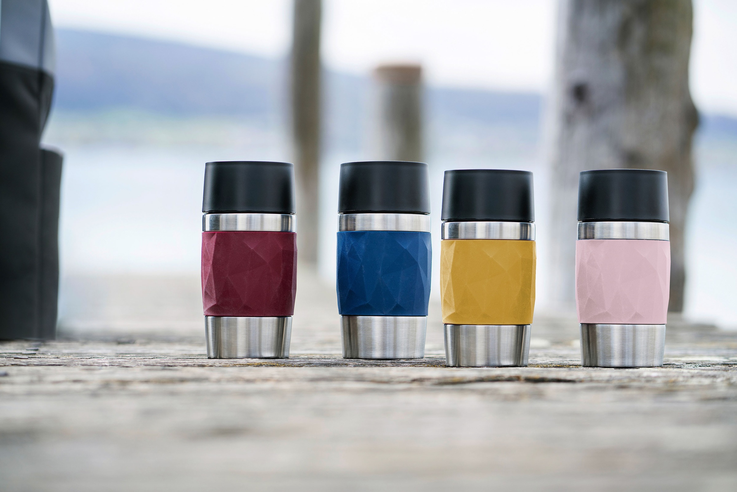 Emsa Thermobecher »Travel Mug Compact«, 0,3L, Edelstahl, 3h warm/6h kalt, 360°Trinköffnung, spülmaschinenfest