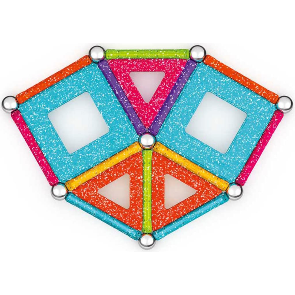 Geomag™ Magnetspielbausteine »GEOMAG™ Glitter Panels, Recycled«, (35 St.), aus recyceltem Material; Made in Europe