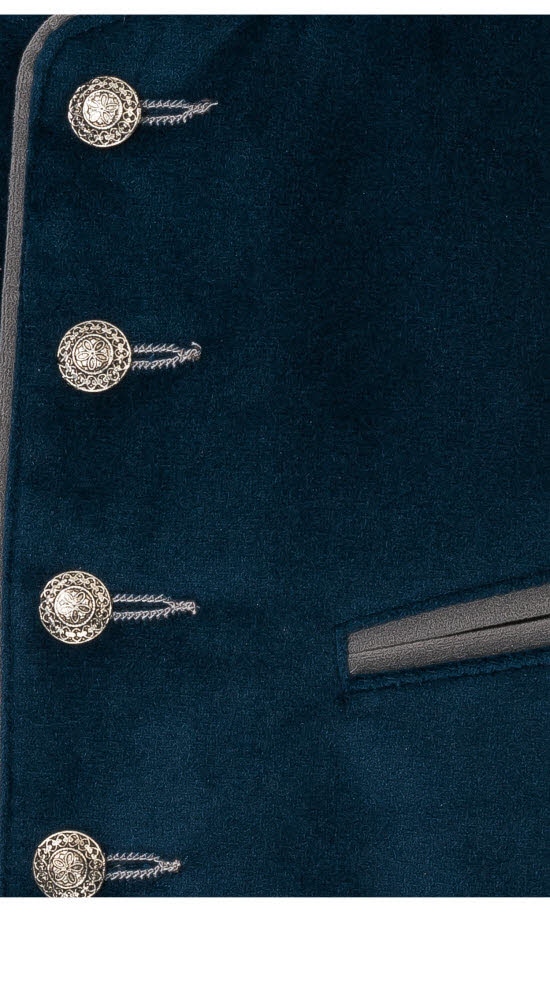 Nübler Trachtenweste »Trachtengilet Kurt« 1 tlg. Blau