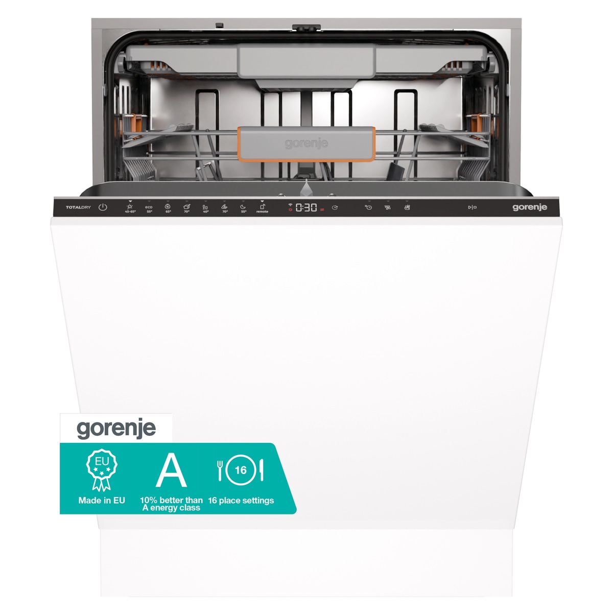 GORENJE vollintegrierbarer Geschirrspüler »GV673A67« 9,5 l 16 Maßgedecke Energieeffizienzklasse A