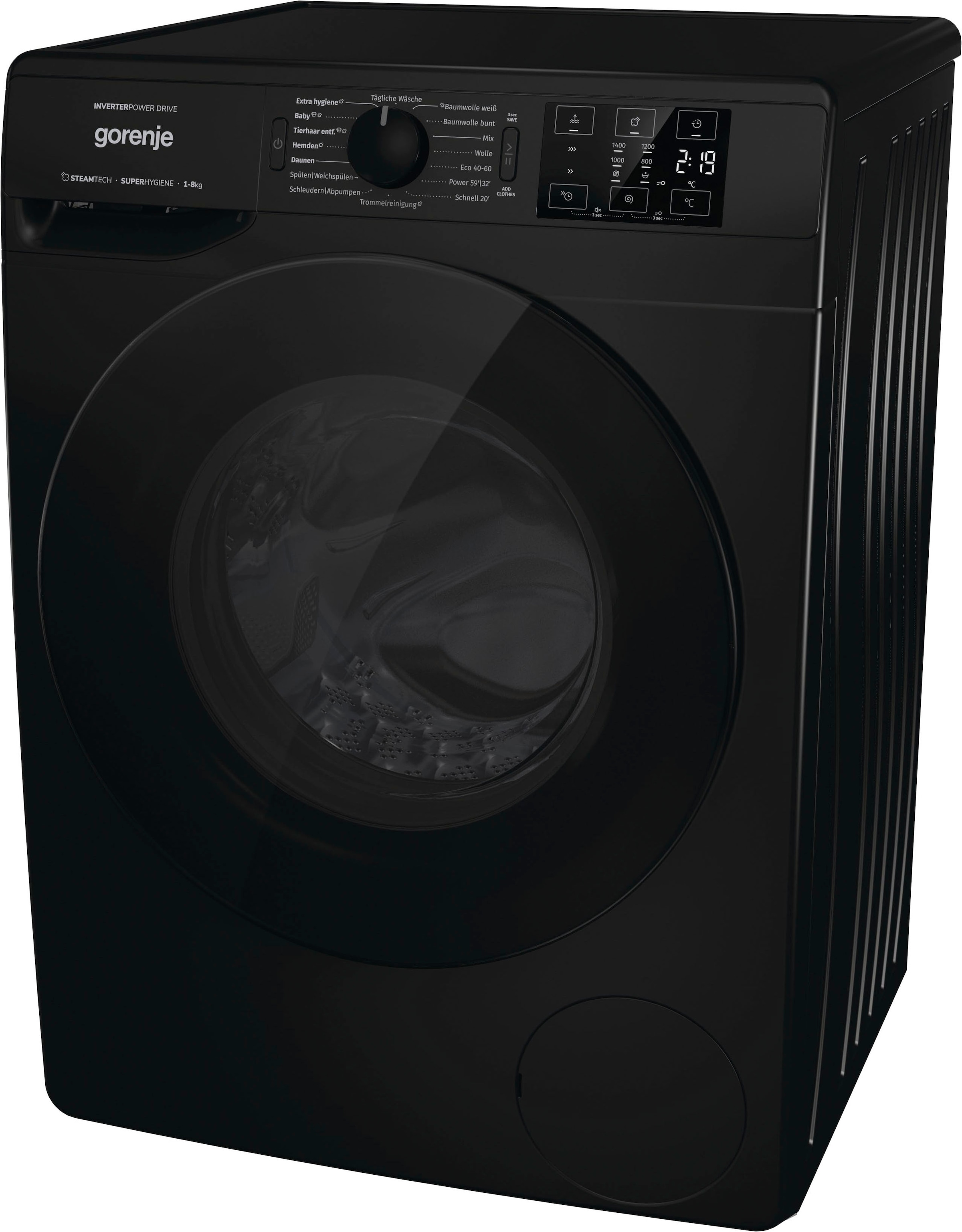 GORENJE Waschmaschine »WNFHEI 84 ADPSB«, WNFHEI 84 ADPSB, 8 kg, 1400 U/min  mit 3 Jahren XXL Garantie