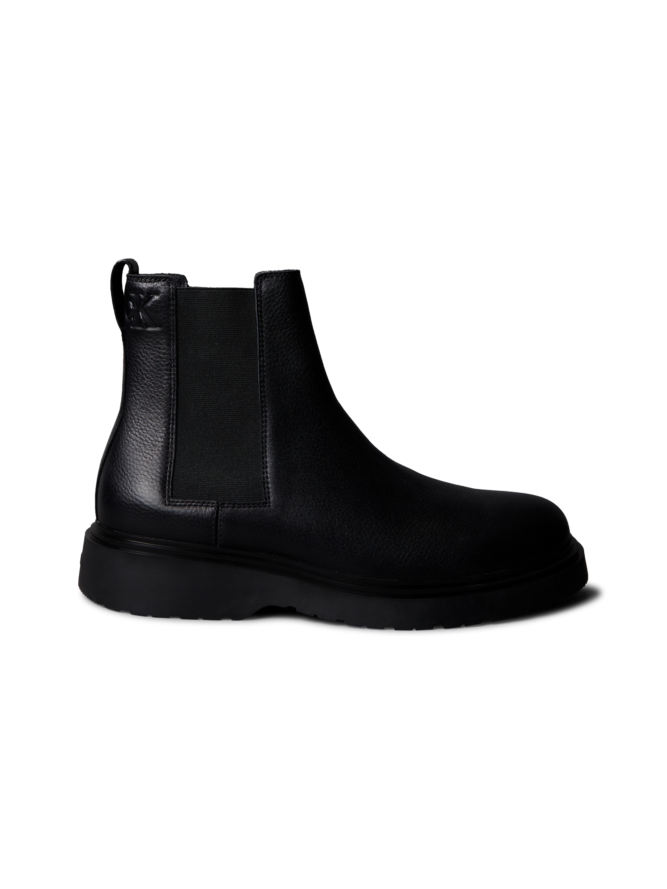 Calvin Klein Jeans Chelseaboots »COMBAT ESS CHELSEA BOOT LTH«  Klassik-Stiefelette, Schlupfboots mit Stretcheinsätze