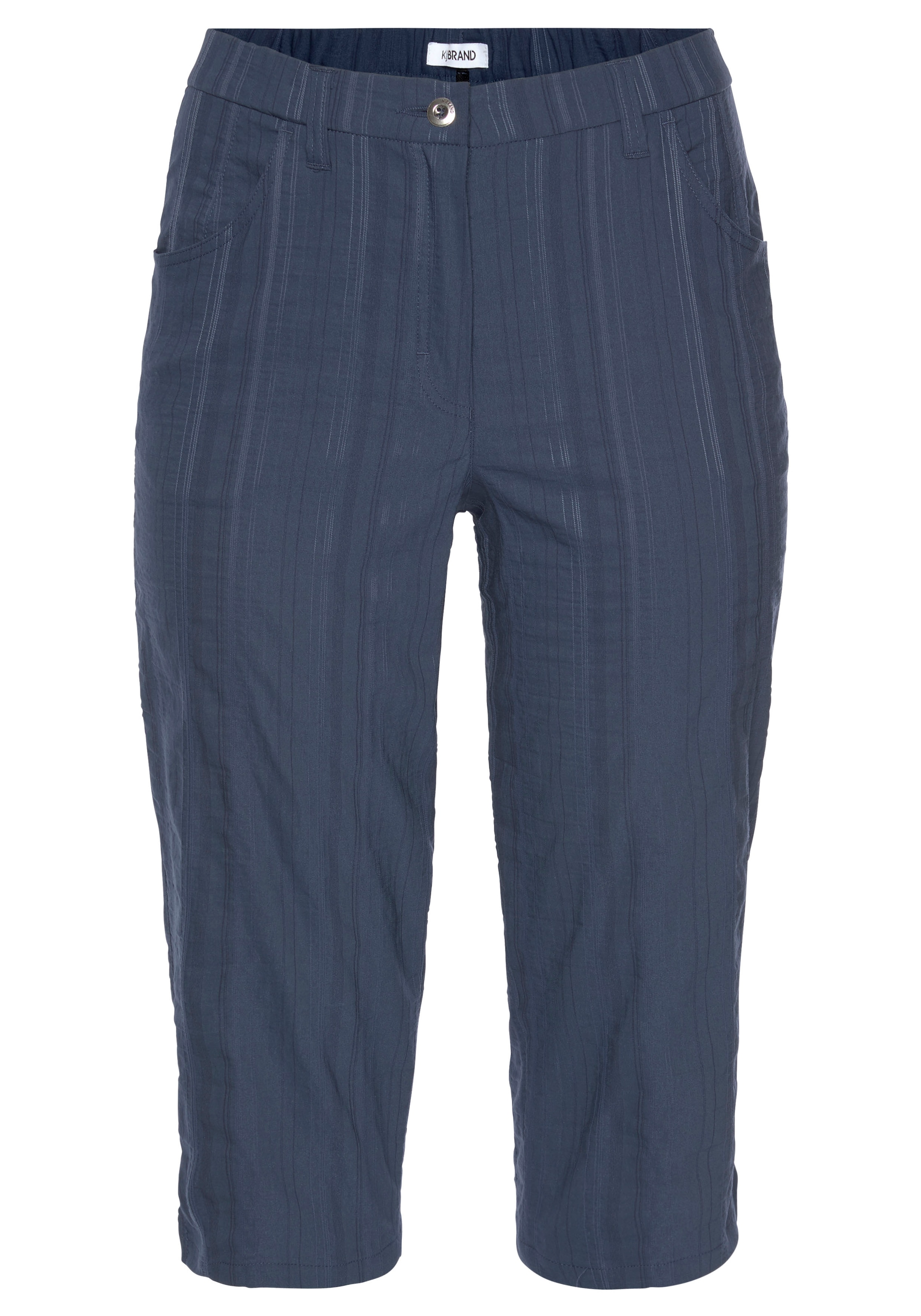 KjBRAND Caprihose »Babsie: bequemer Oberschenkel«, mit Strukturmuster