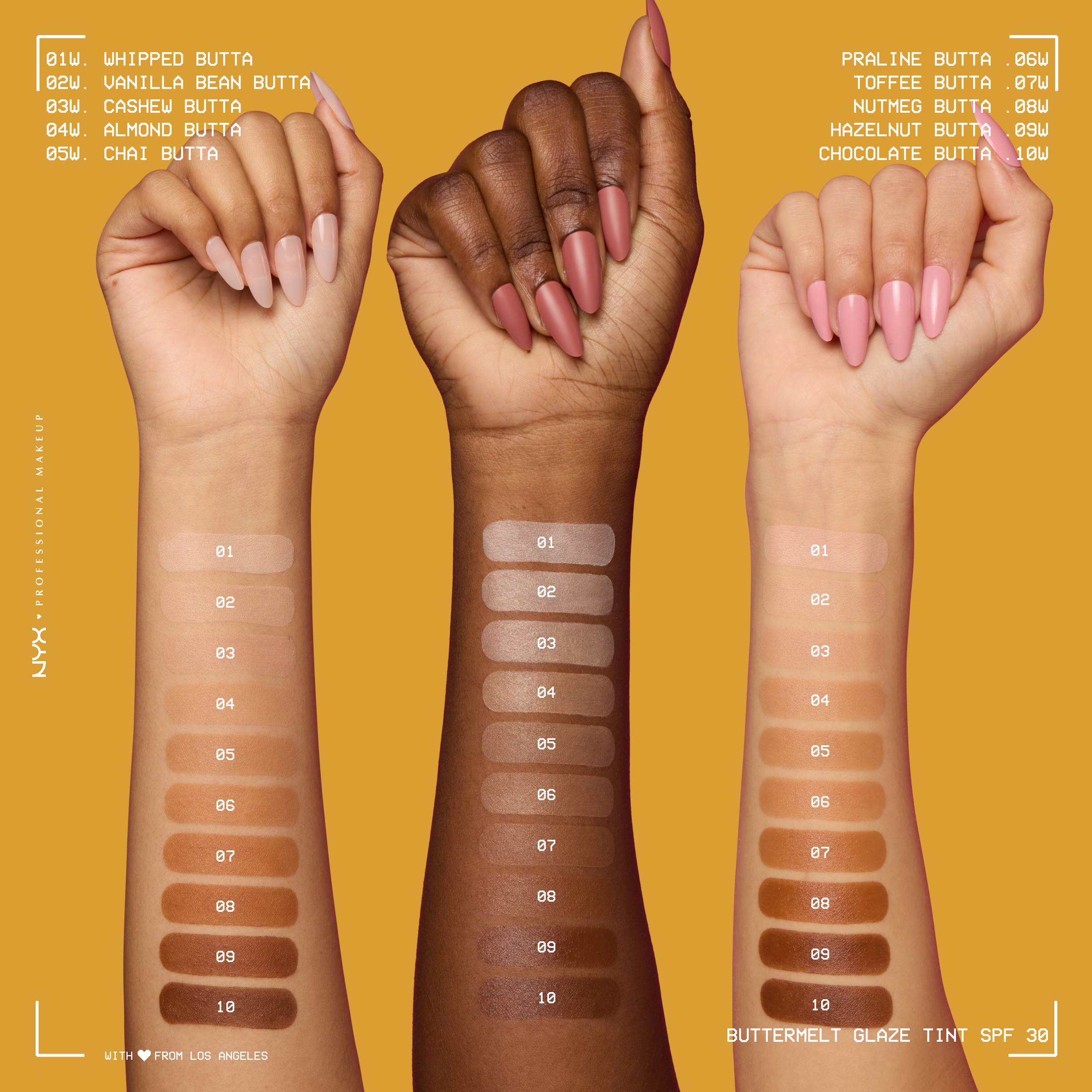 NYX Foundation »NYX Professional Makeup Buttermelt Glaze Foundation LSF 30«