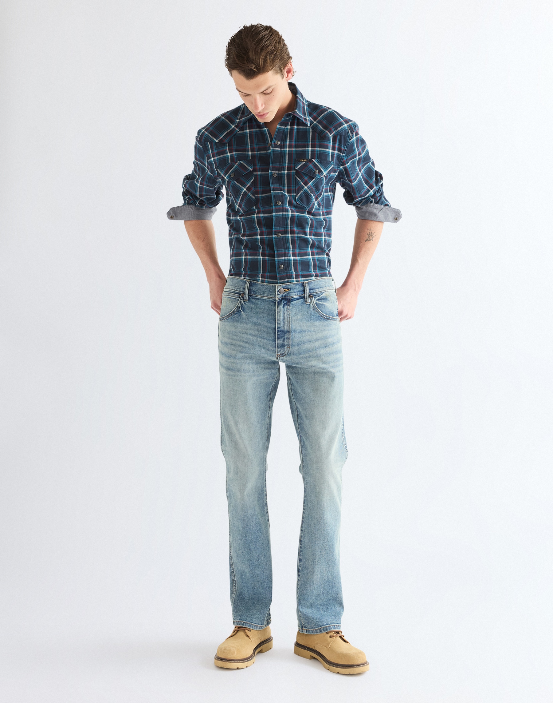 Wrangler Bootcut-Jeans »Foundation« Bootcut fit