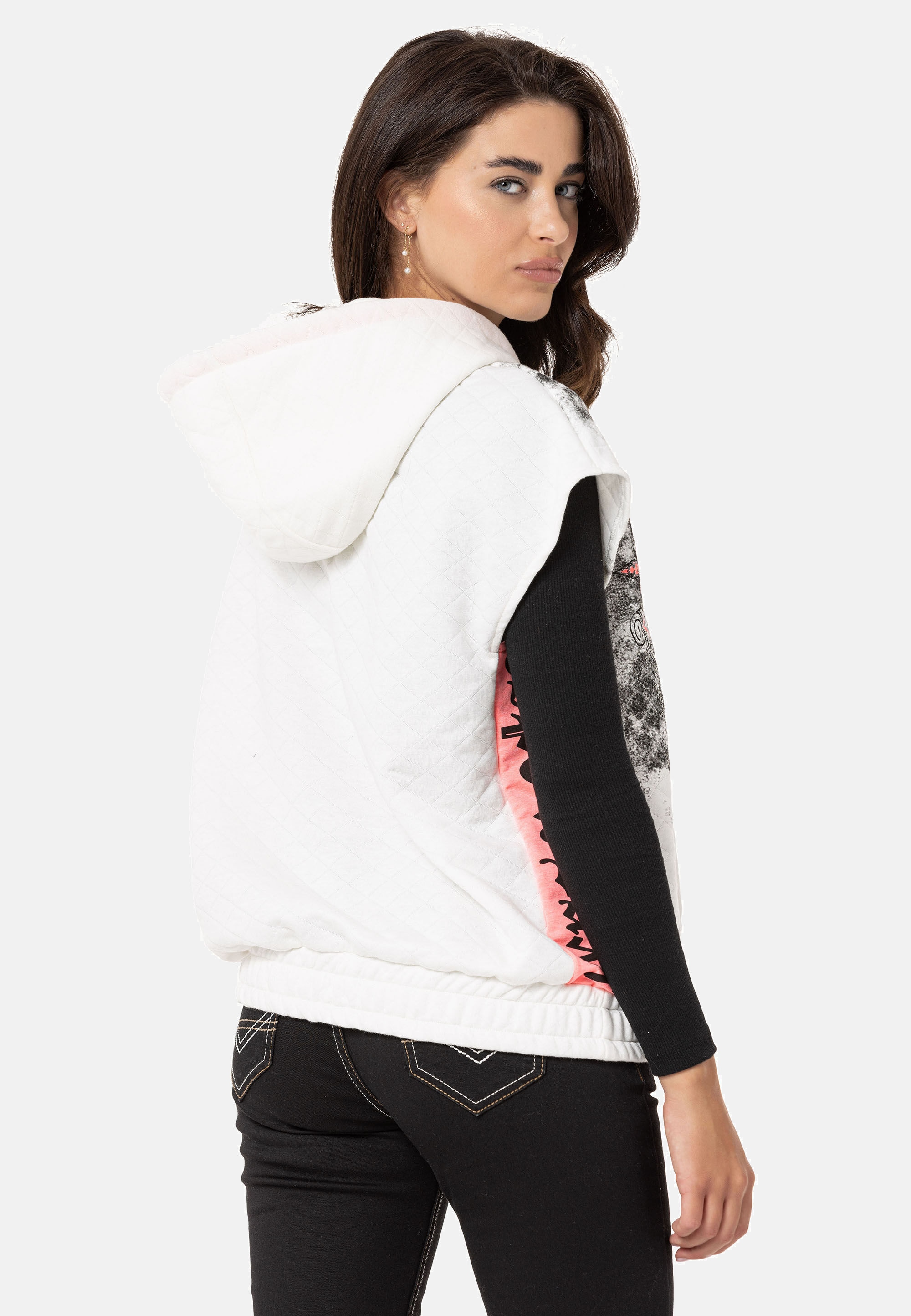 Cipo & Baxx T-Shirt »WT374« gerade geschnitten