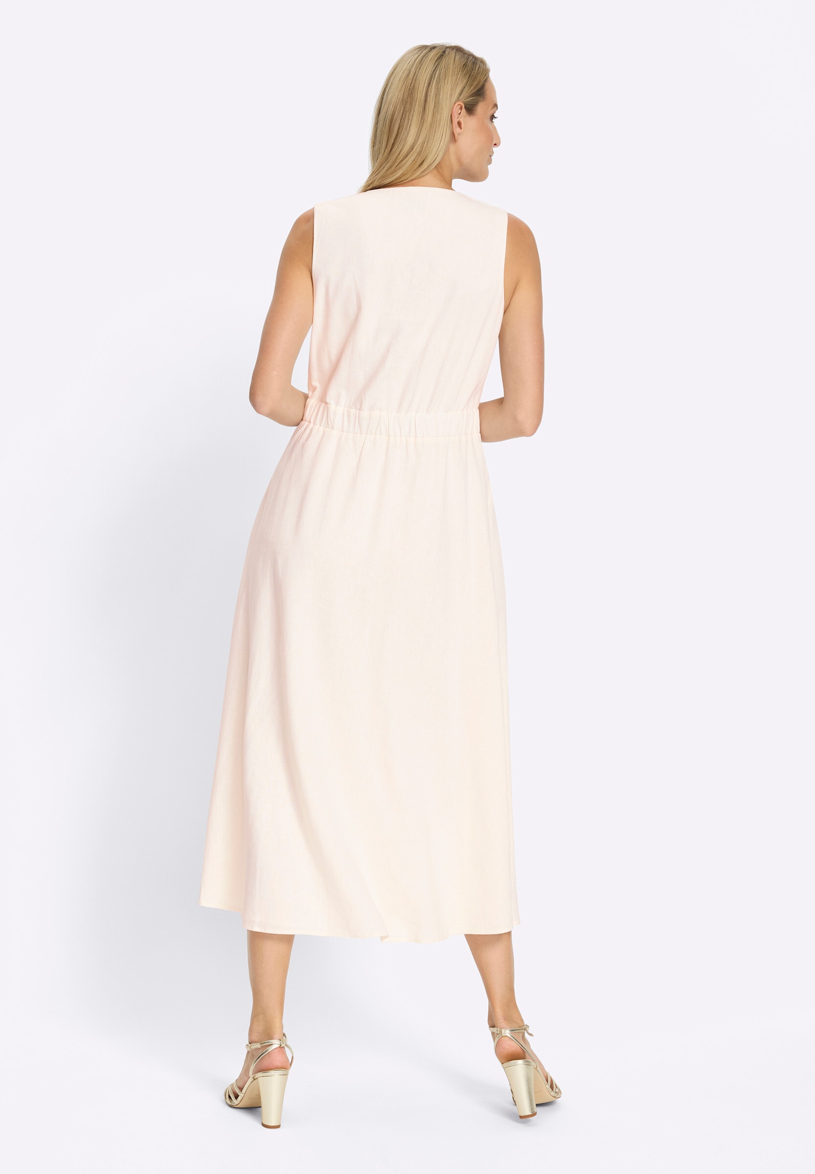 heine Sommerkleid »Webkleid Sommerkleid in figurfreundlicher A-Form« Nahttasche