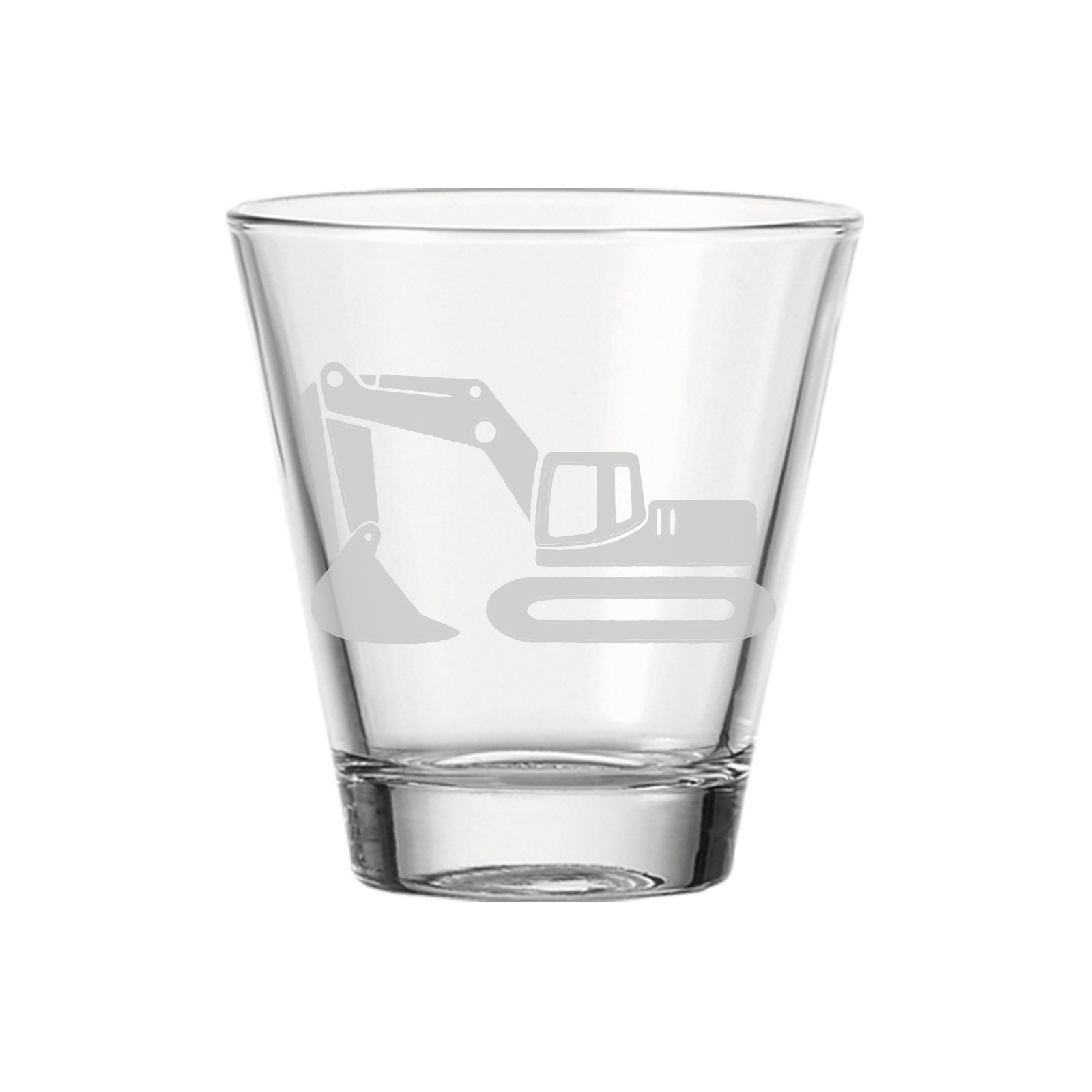 LUXENTU Kinderbecher »Kinderbecher Baustellenfahrzeuge 215 ml 3er Set transparent«