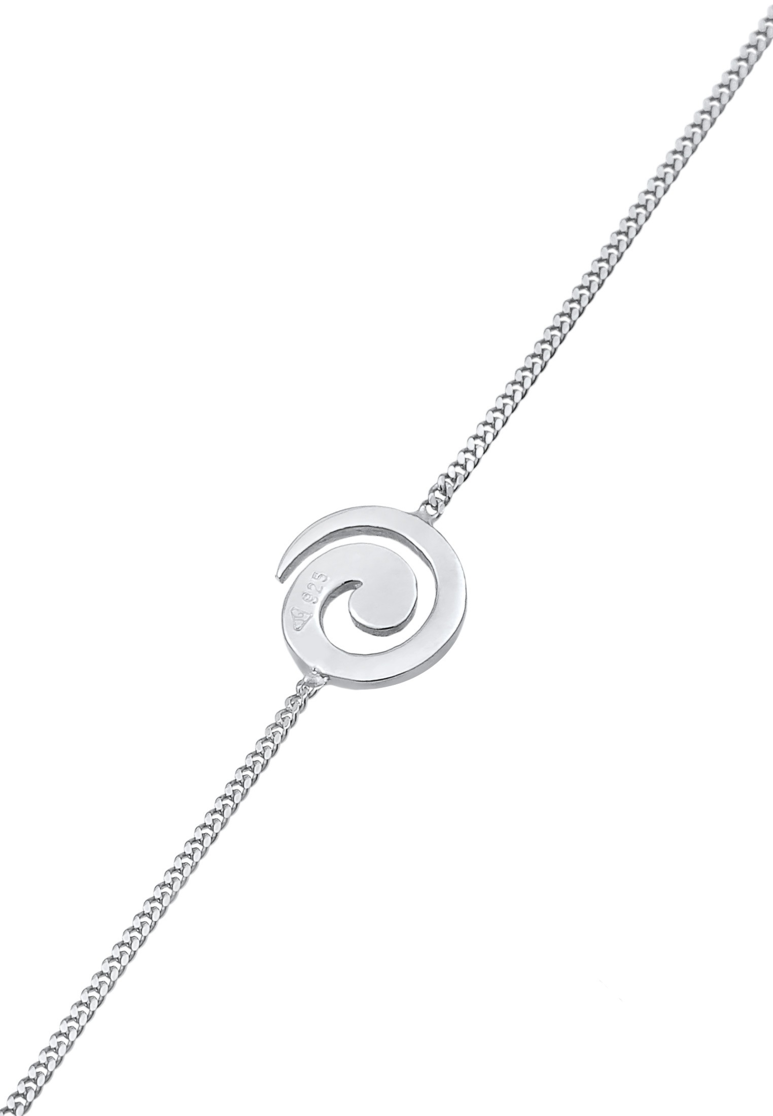 Elli Armkette »Armband Spirale Verspielt Basic 925 Silber«