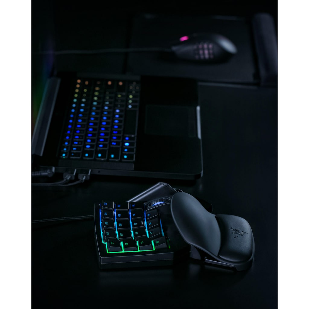 RAZER Gaming-Tastatur »Tartarus V2«, (ergonomische Form-Handgelenkauflage)