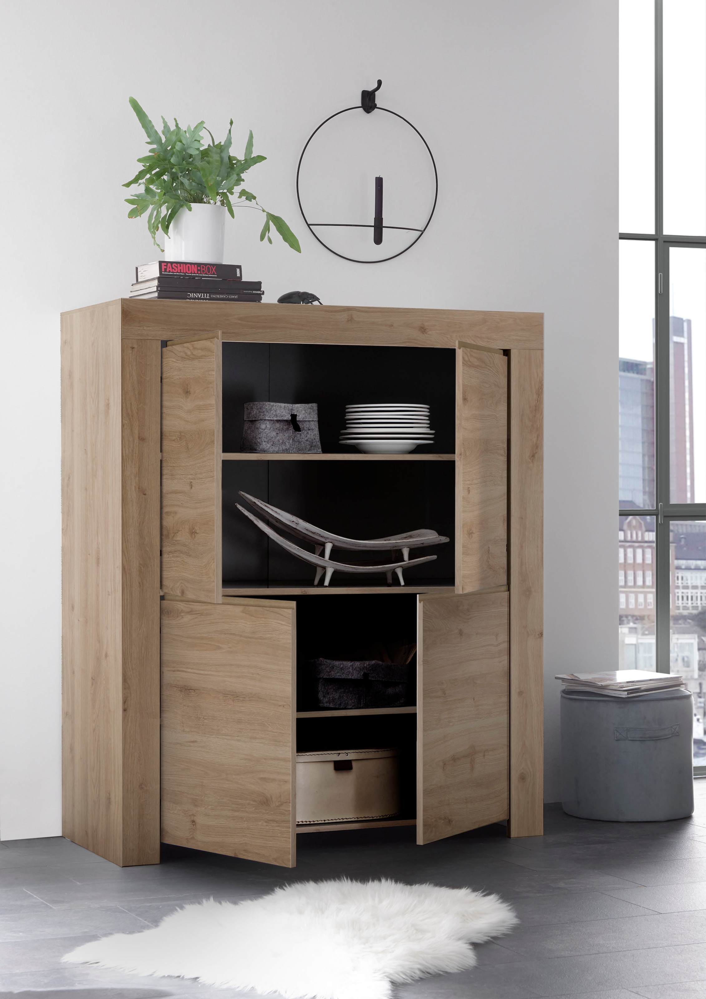 Home affaire Highboard »Firenze« Breite 110 cm