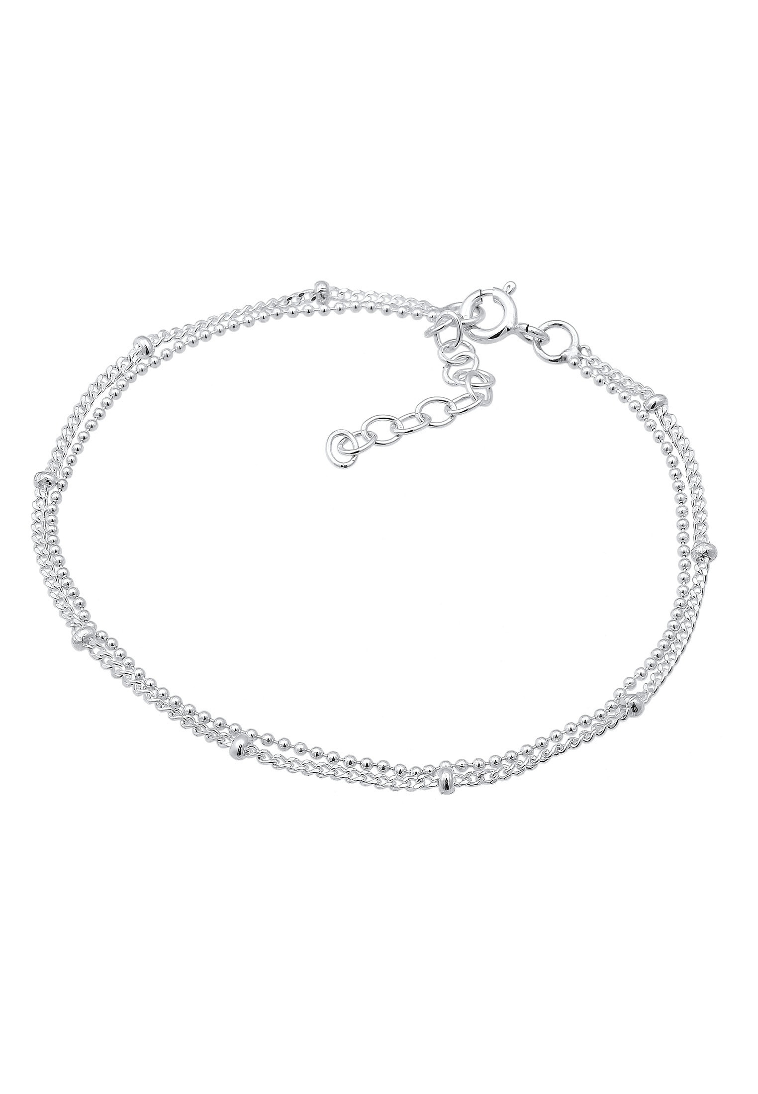 Elli Armkette »Armband Kugeln Layer Kettchen Basic 925er Silber«