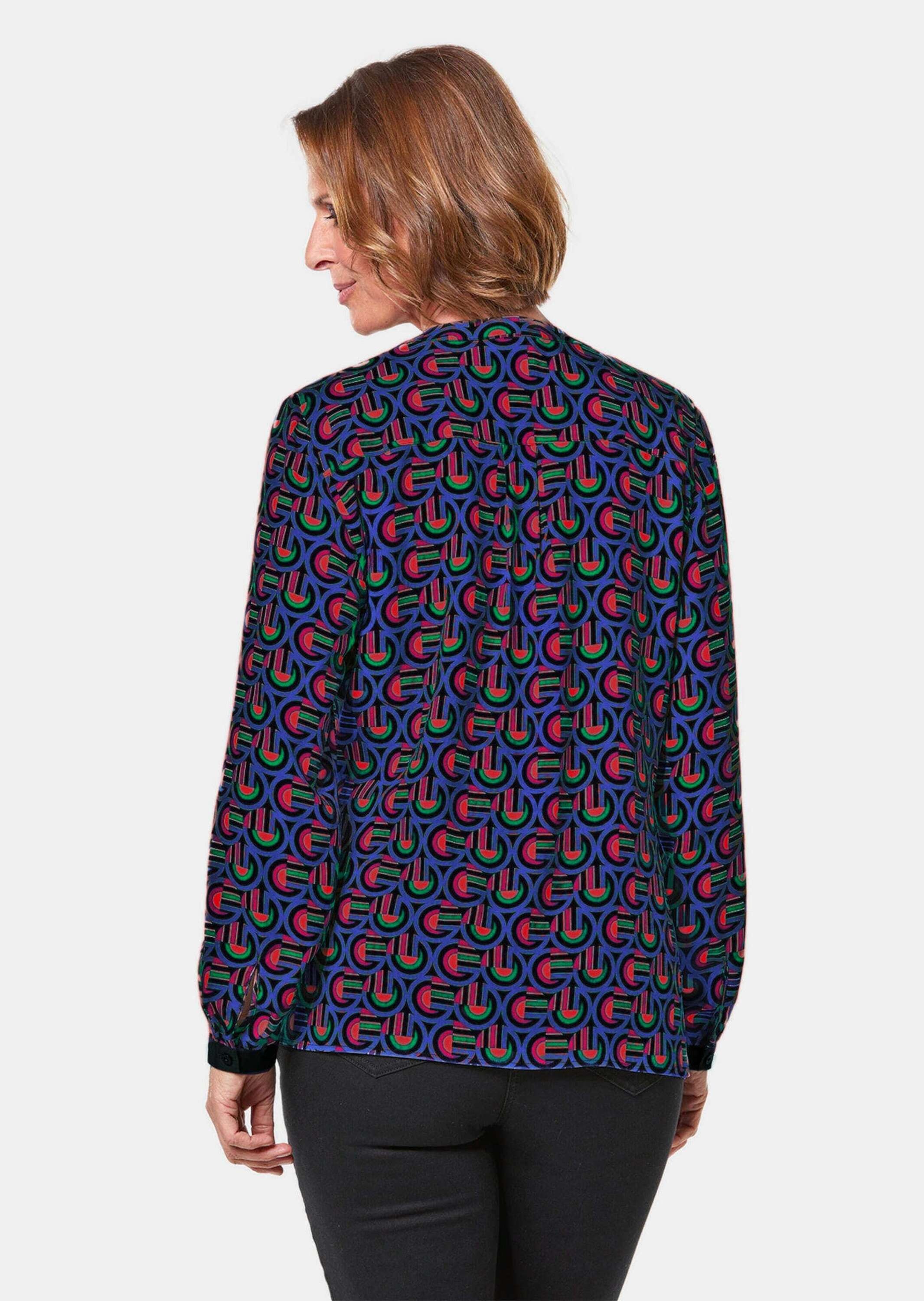 GOLDNER Schlupfbluse »Moderne Druckbluse in legerer Form«