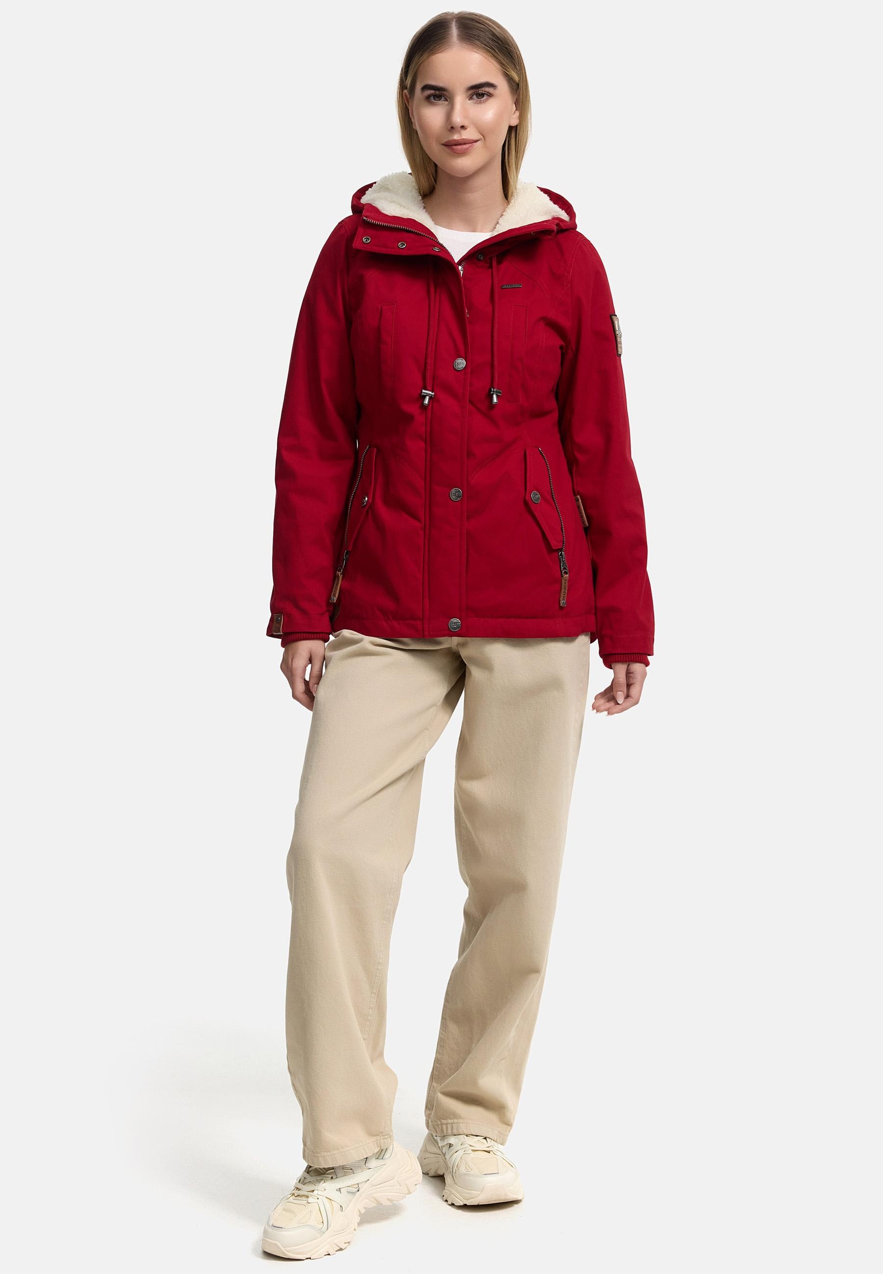 Marikoo Winterjacke »Winterjacke Bikoo«, mit Kapuze, sportliche Damen Outdoor Baumwolljacke mit Kapuze
