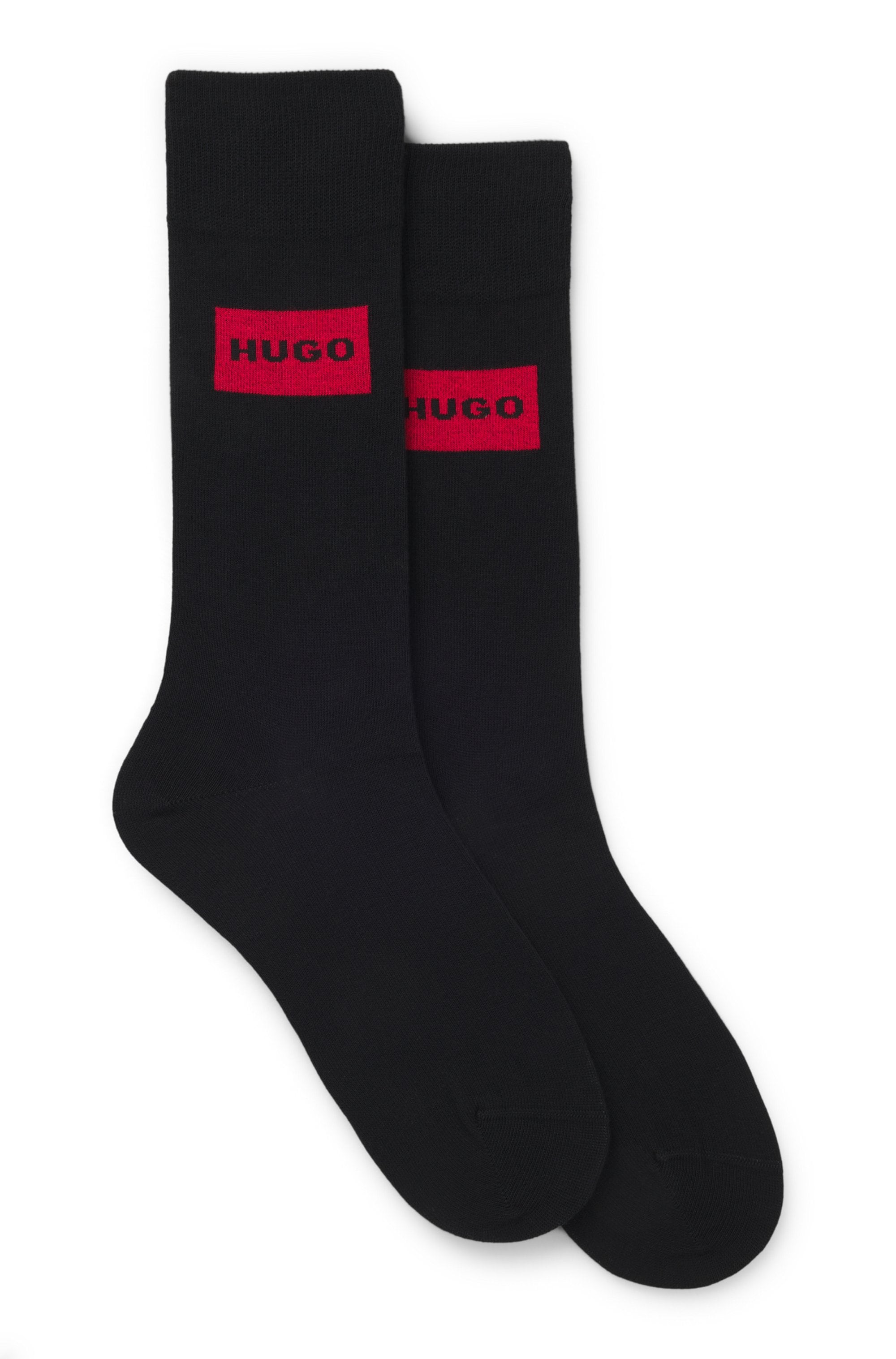 HUGO Underwear Socken »RED LABEL« 2 Paar tlg. mittelhoch, verstärkte Fersen- und Zehenbereich, Rippbündchen