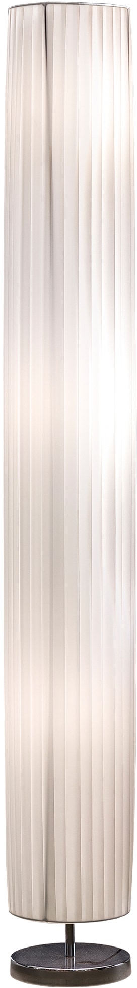 SalesFever Stehlampe »Leah«, 3 flammig, Leuchtmittel E27 | ohne Leuchtmittel, Plissee Lampenschirm aus Latex
