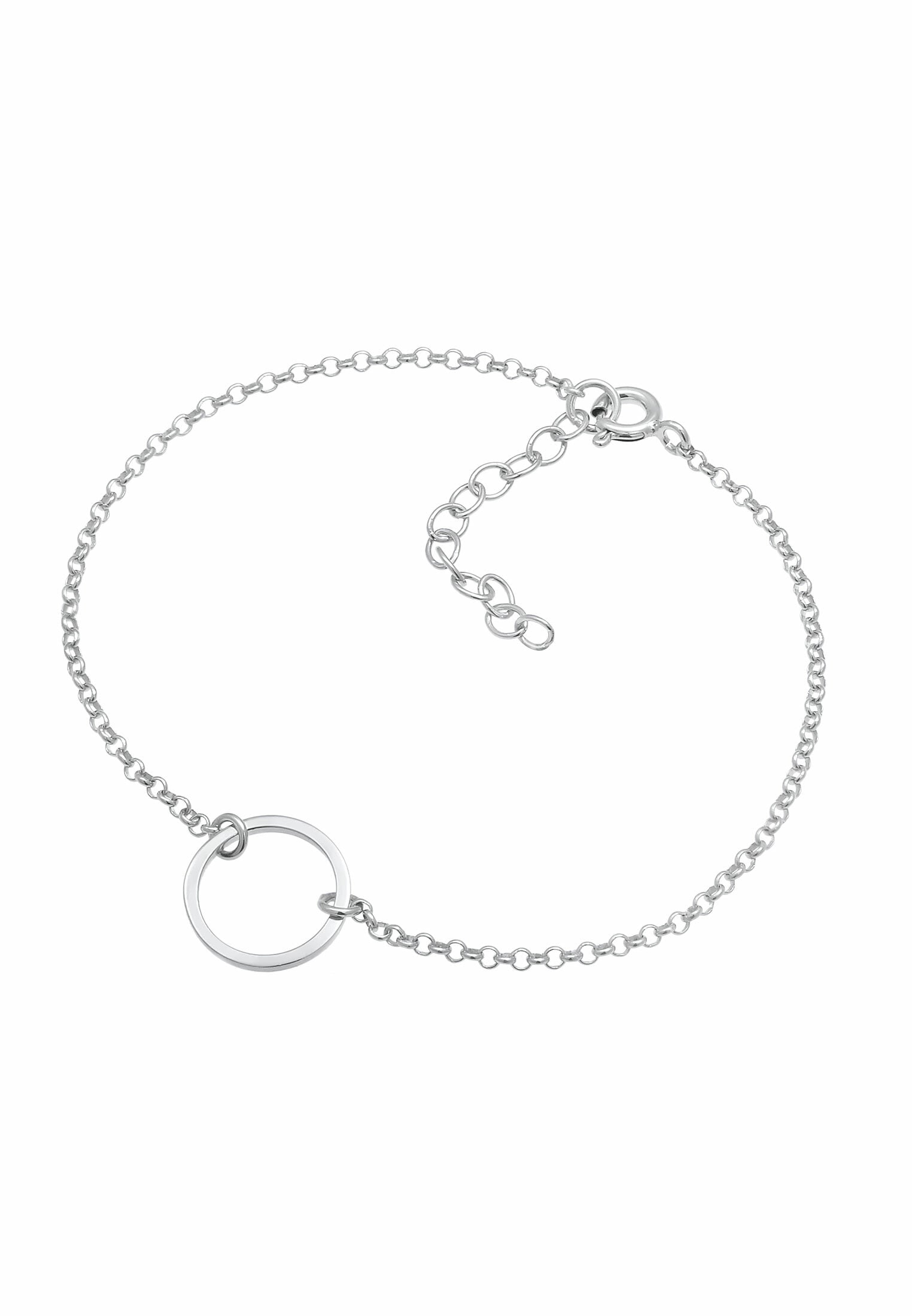 Elli Armkette »Armband Kreis Circel Ring Rund Trend Geo 925 Silber«