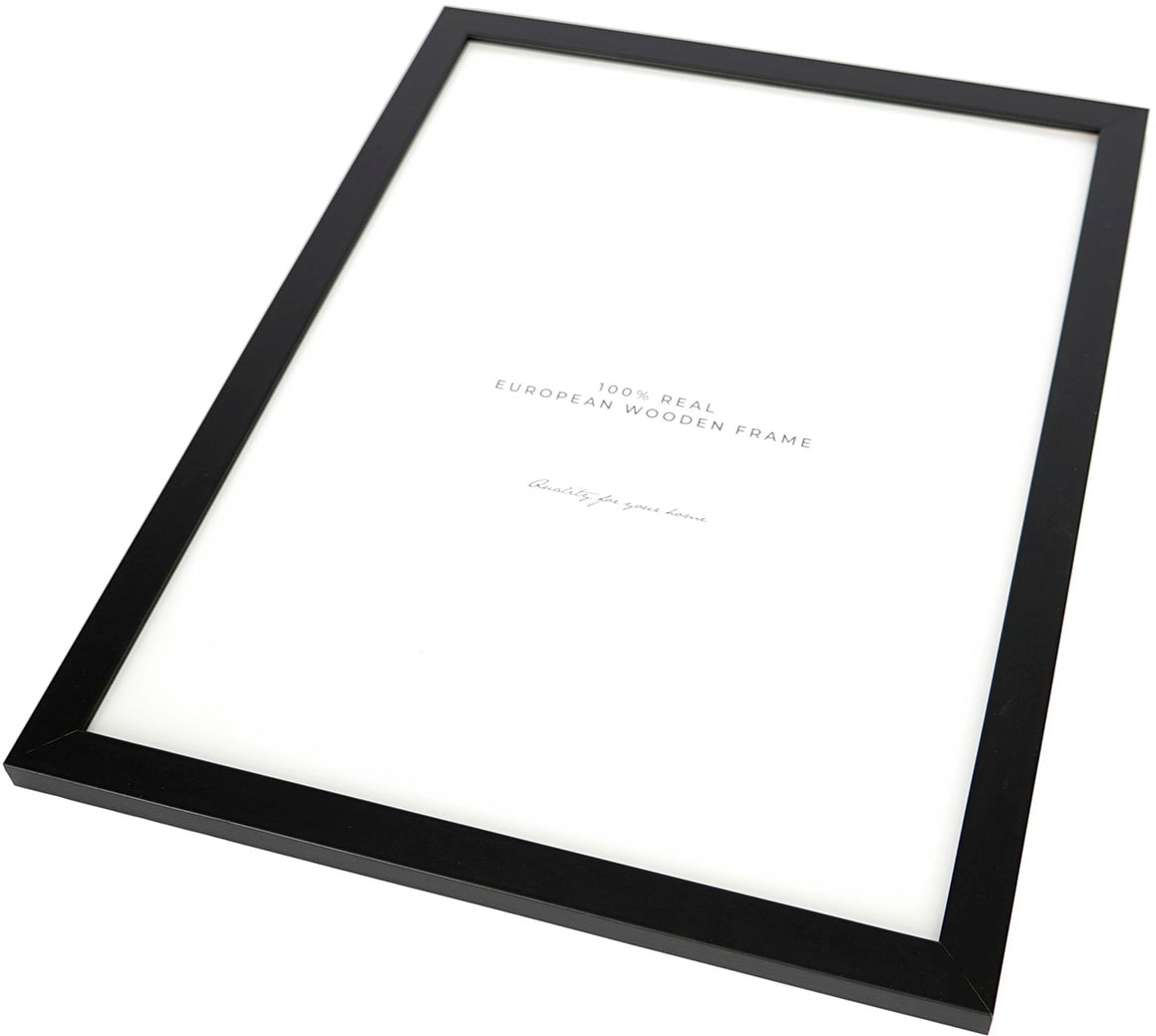 queence Bild »You can do it«, Schriftzüge-Schriftzug-Sprüche & Texte-Motivationsbilder, (1 St.), HD Premium Poster-Druck inkl. Holzrahmen