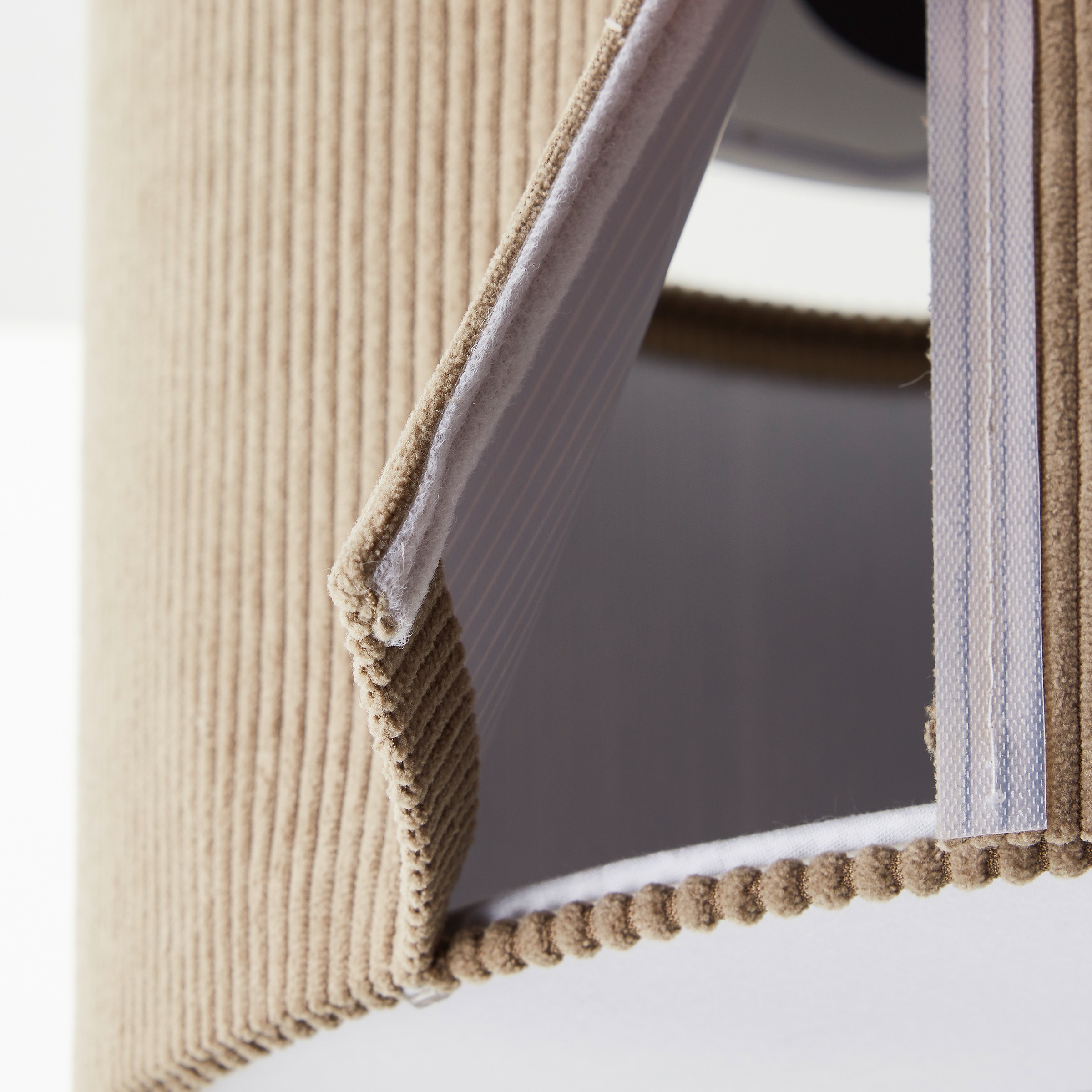 Brilliant Deckenleuchte »Tony« E27 1 Stk. mit Cord-Lampenschirm, 24 x 35 cm, E27, Textil, grau