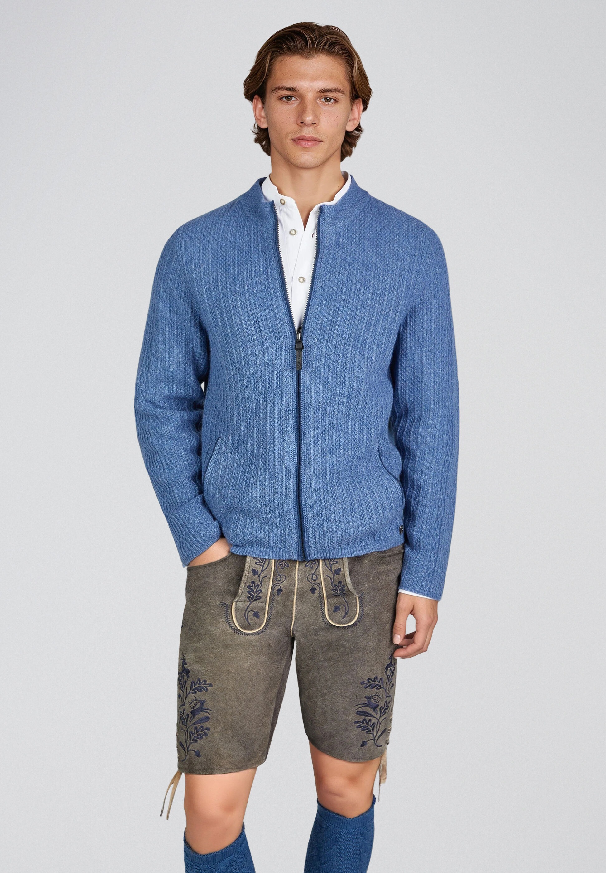 Spieth & Wensky Trachtenstrickjacke »Hagen« in Melierte Optik