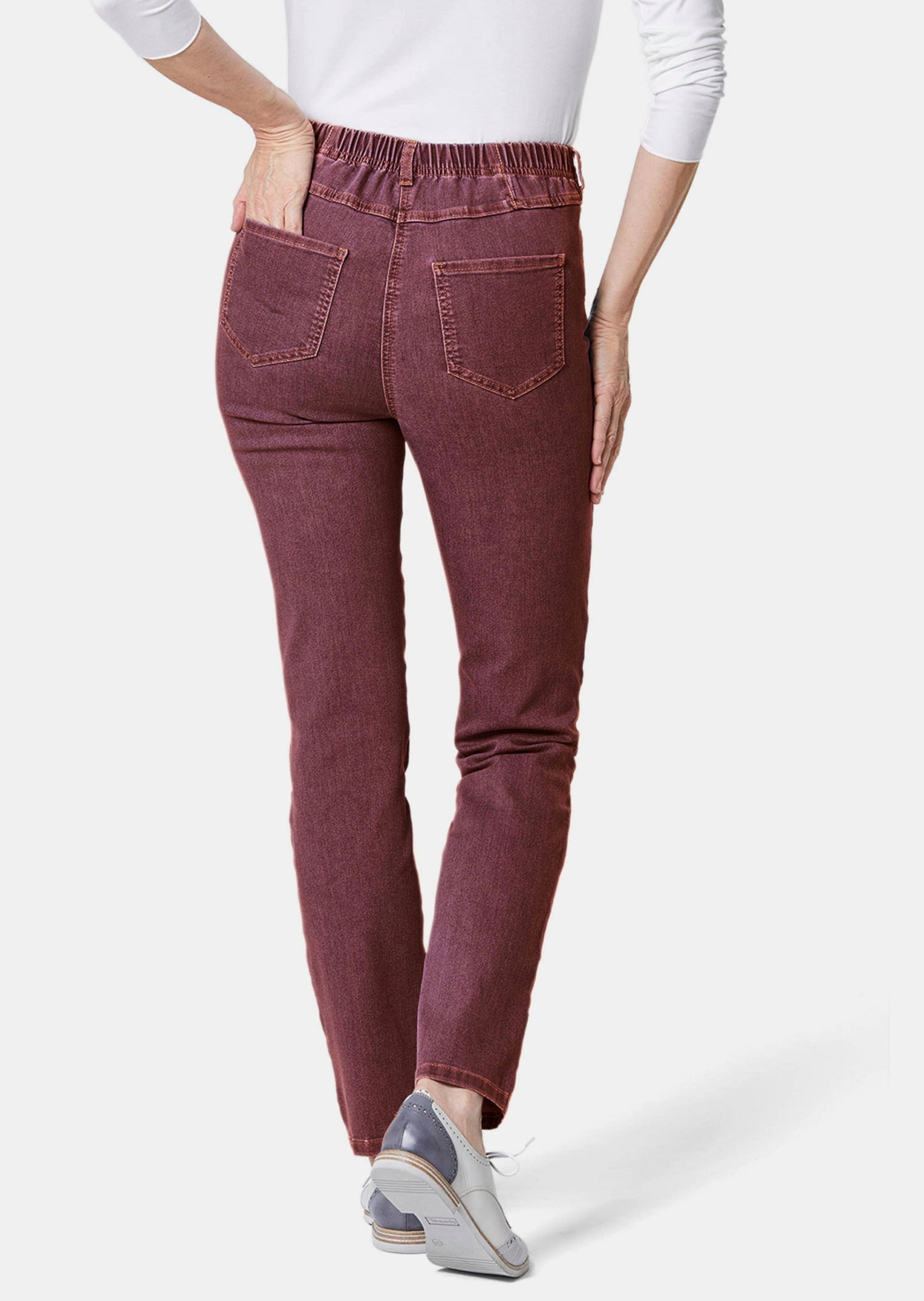 GOLDNER Regular-fit-Jeans »Damen Jeans Slim Fit LOUISA mit Stretch-Anteil«