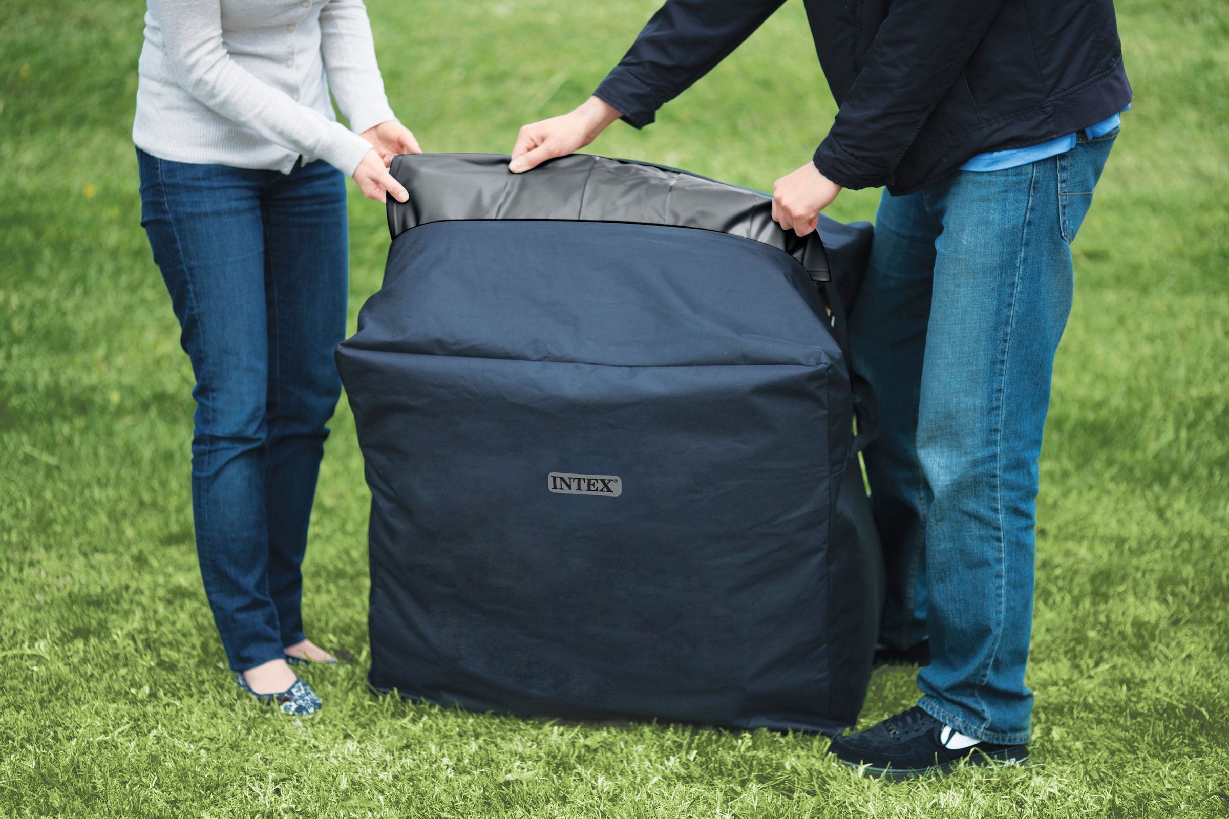 Intex Whirlpool »Greywood Deluxe« 145 cm Durchmesser