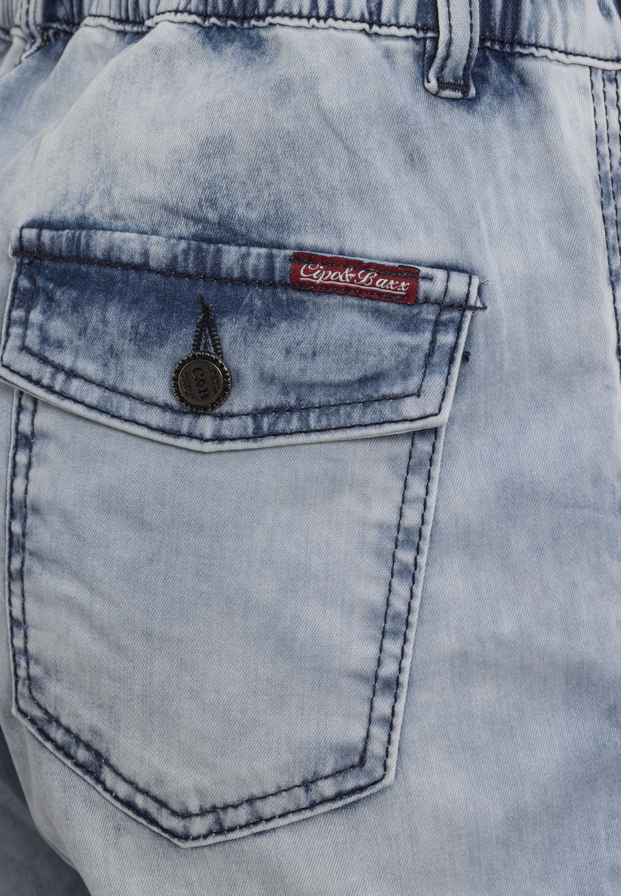 Cipo & Baxx Relax-fit-Jeans »Cipo & Baxx Jeans WD544« Baggy leichte Sommerjeans