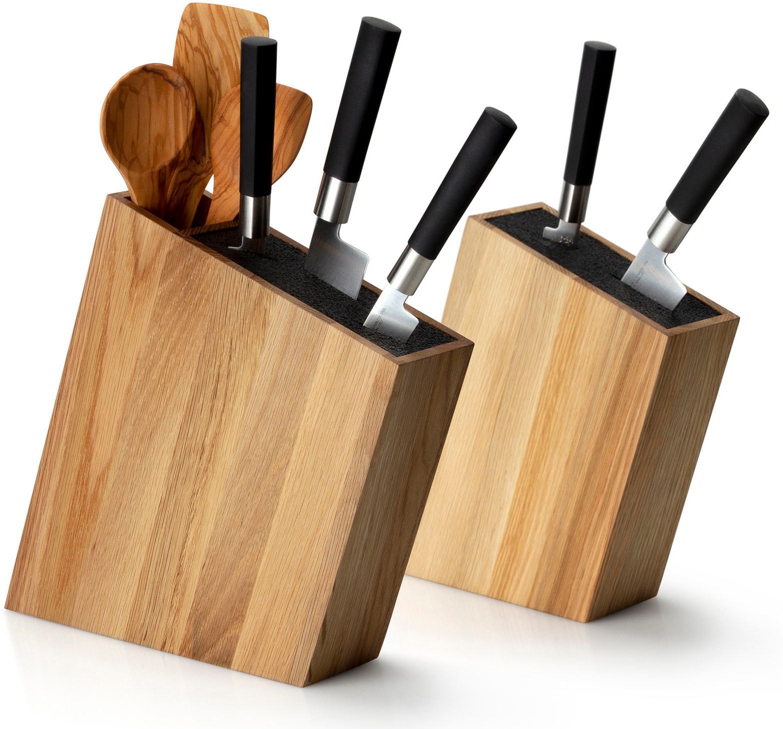 Continenta Messerblock 1 Stk. Eichenholz, mit flexiblem Einsatz
