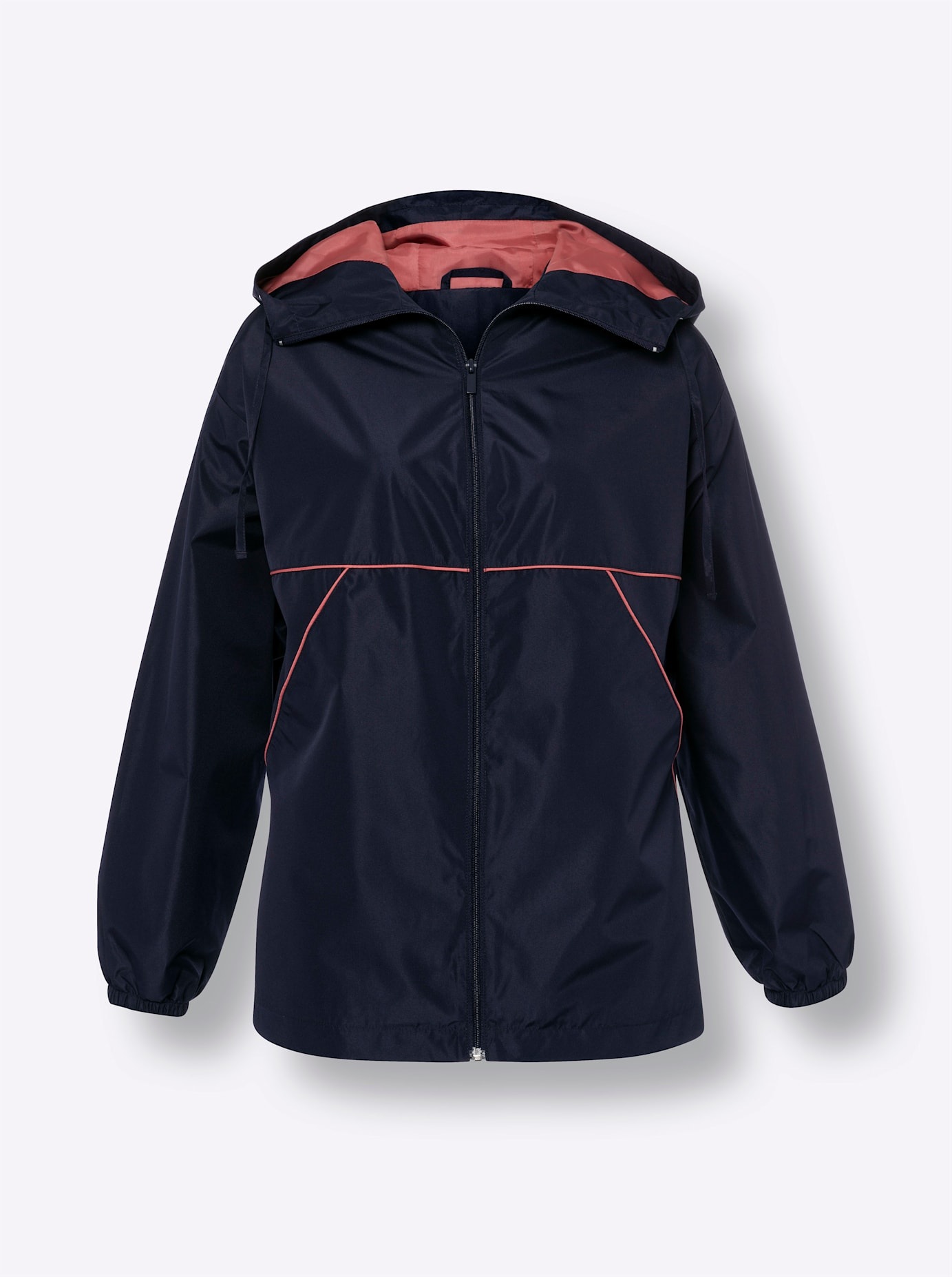 Classic Basics Langjacke, mit Kapuze