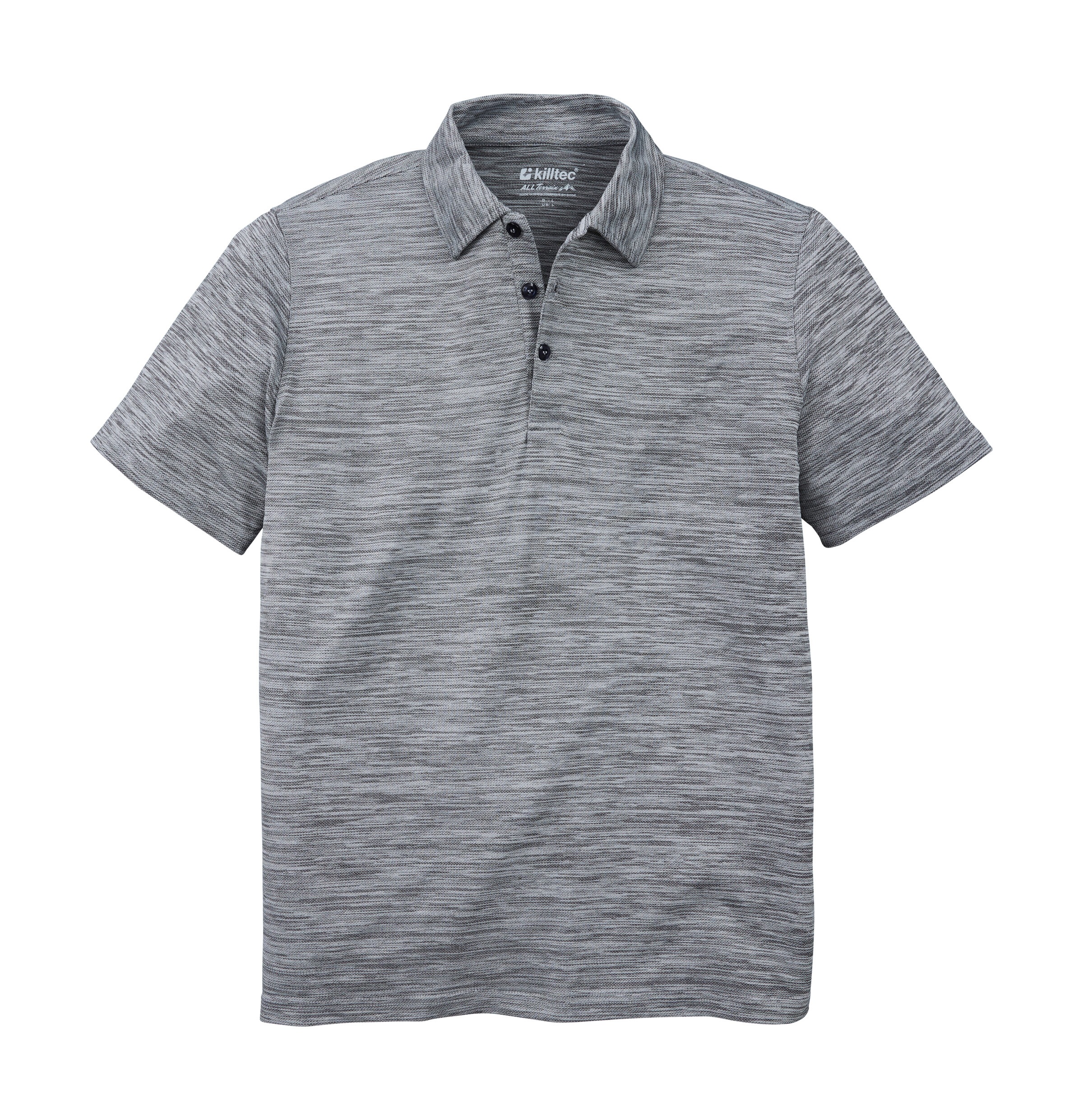 Killtec Poloshirt »Lilleo MN PL SHRT«, Feuchtigkeitstransportierendes, schnelltrocknendes Melange-Poloshirt